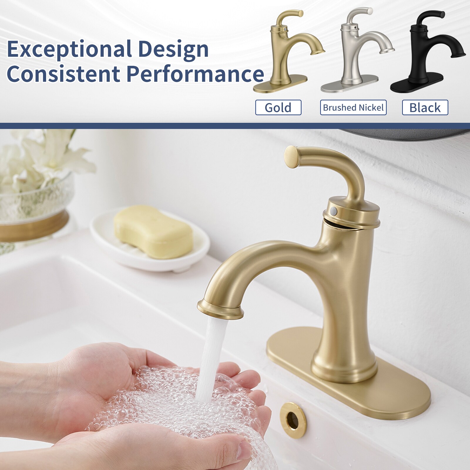 BWE C-9009-BG Lavatory-Faucets - View #3