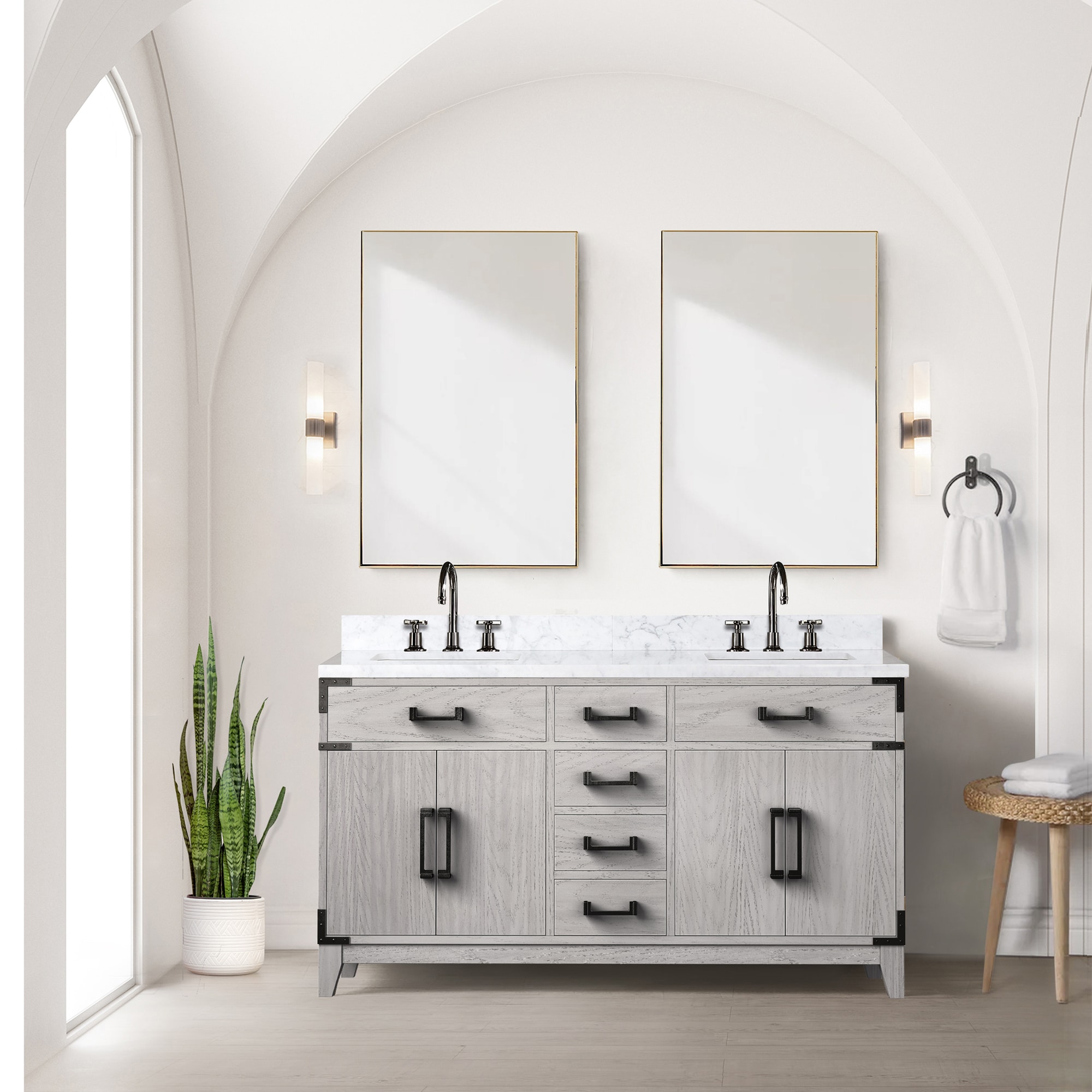 Lexora LVW60DM110 Bath-Vanity-Combo - View #4