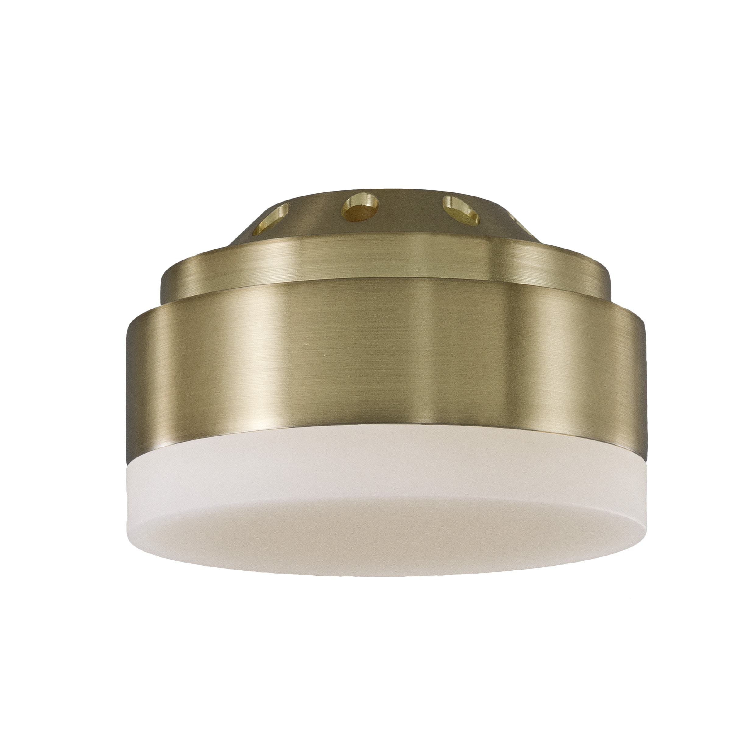 Generation Lighting MC263BBS Aspen 3.875-in 1 -Light Gold LED Ceiling Fan Light Kit