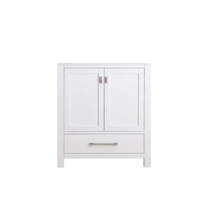 Avanity Modero 30 In White Bathroom, 30 Inch Bathroom Vanity Cabinet Only