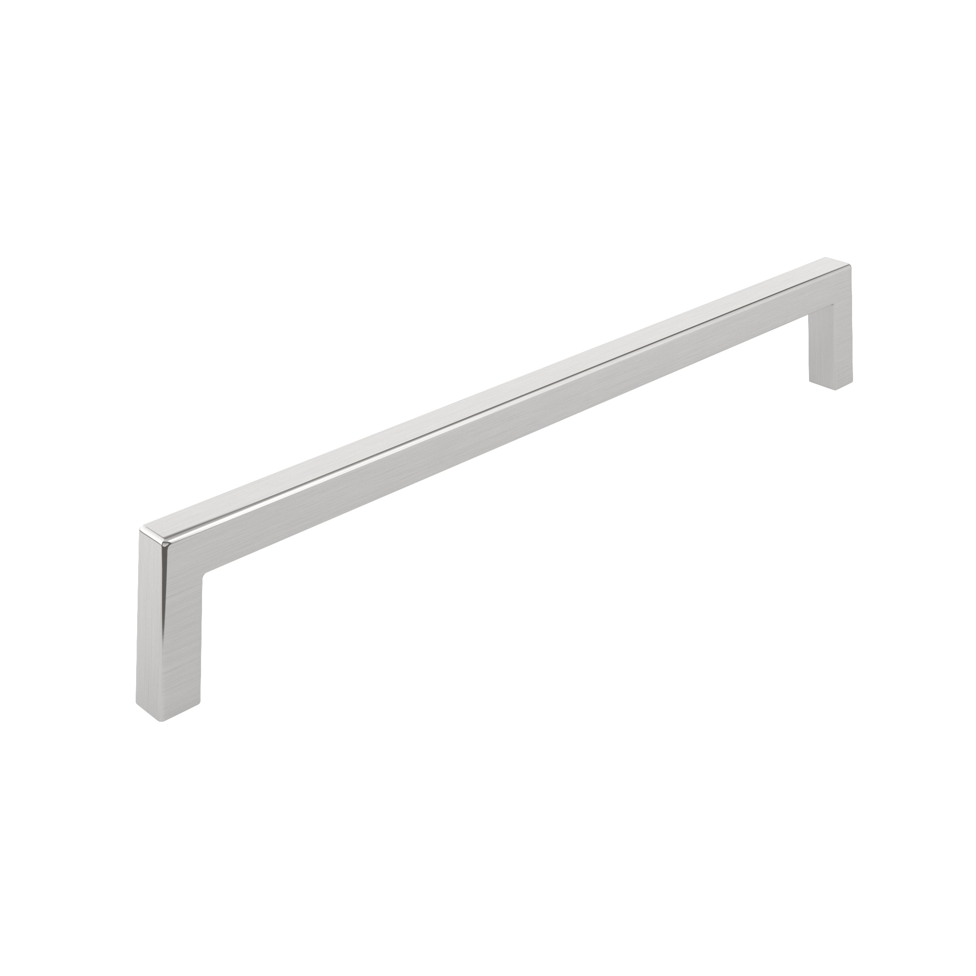 Richelieu BP873224195 Lambton 8-13/16-in , 224mm Center to Center Brushed Nickel Rectangular Handle