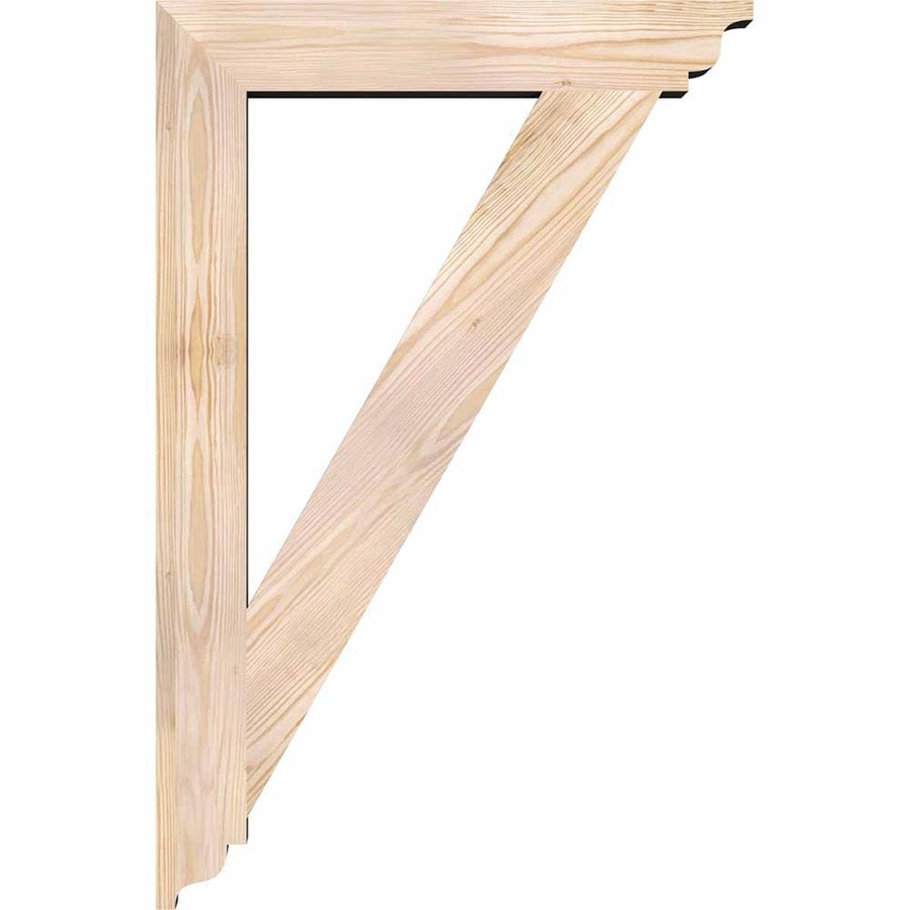 Ekena Millwork BKT04X24X36TRA01SDF Exterior-Brackets-Braces - View #3