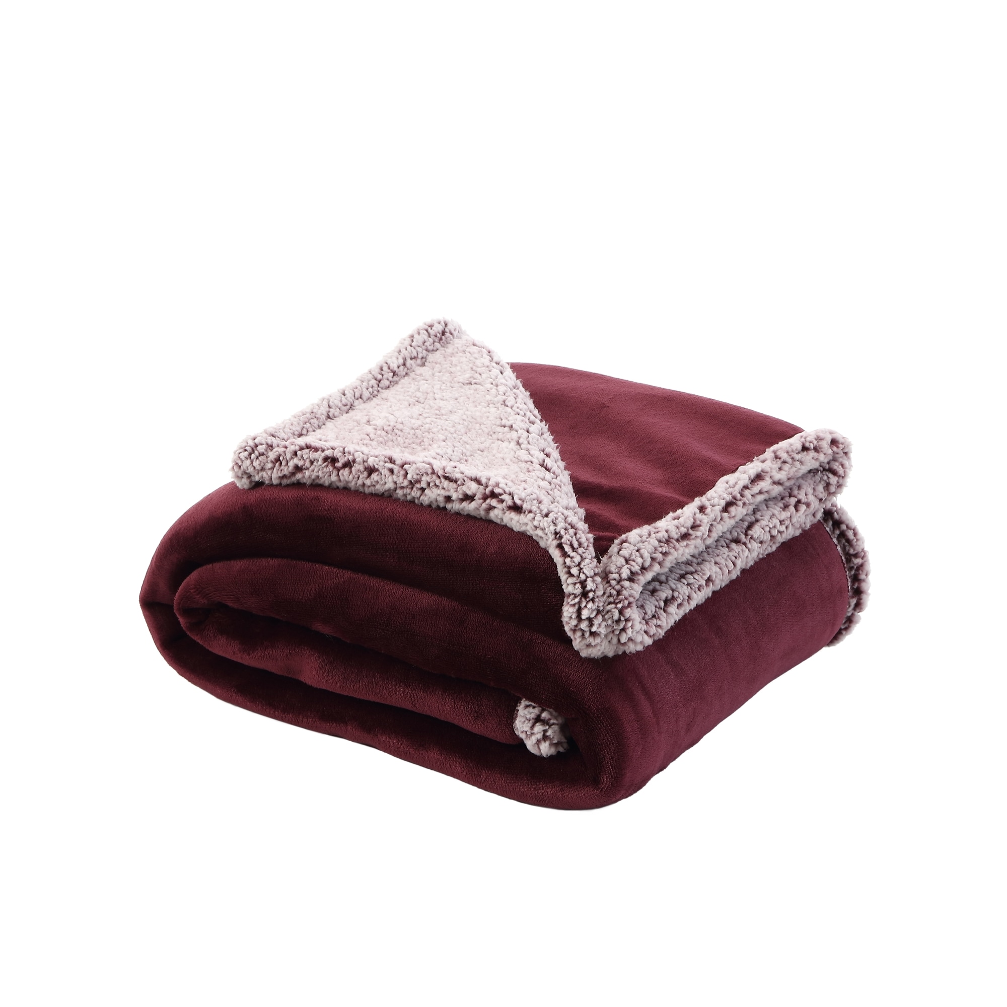 Cozy Tyme T173-20PLC-LS Orville Purple 50-in x 60-in Polyester Throw