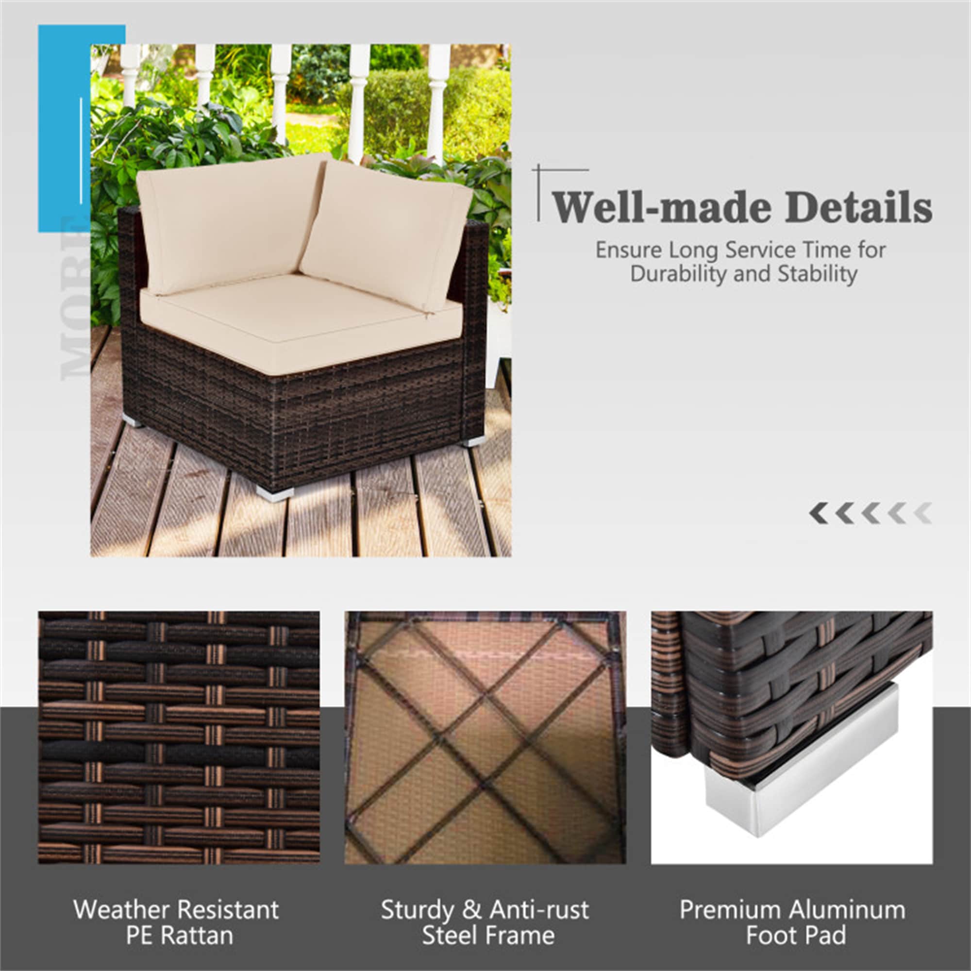 BABOOM BOM-5RE+-CO Patio-Conversation-Sets - View #7