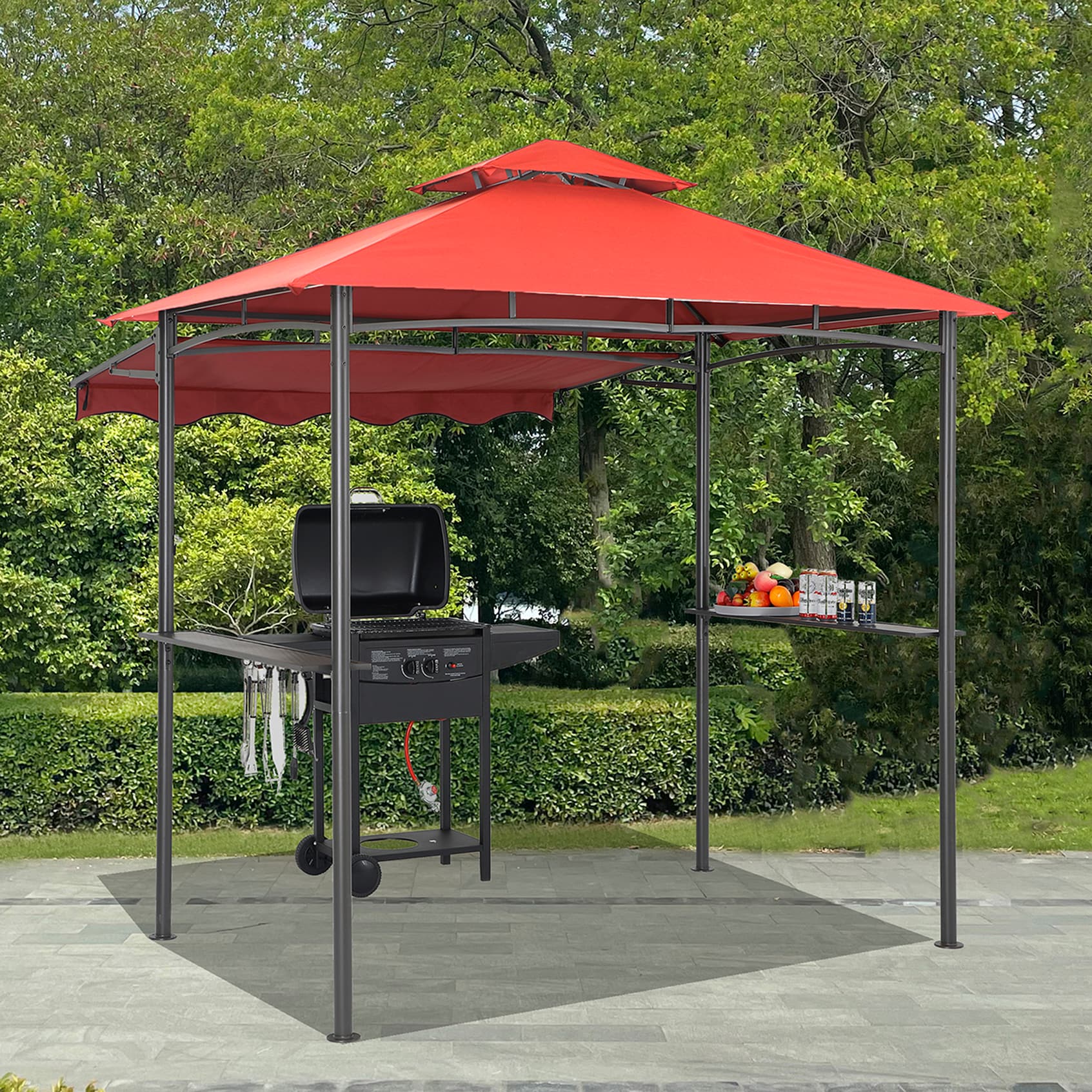 StarEcho CH-G85-CR Wood-Resin-Gazebos - View #7
