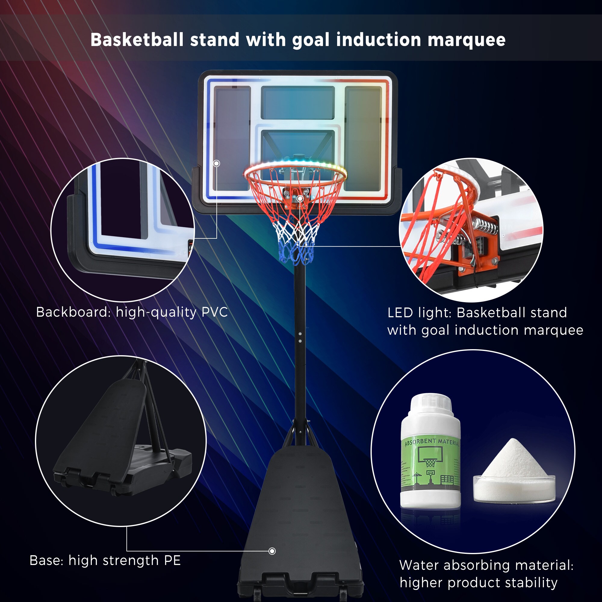 Gaierptone CRX72RTF1H3 Basketball-System - View #6