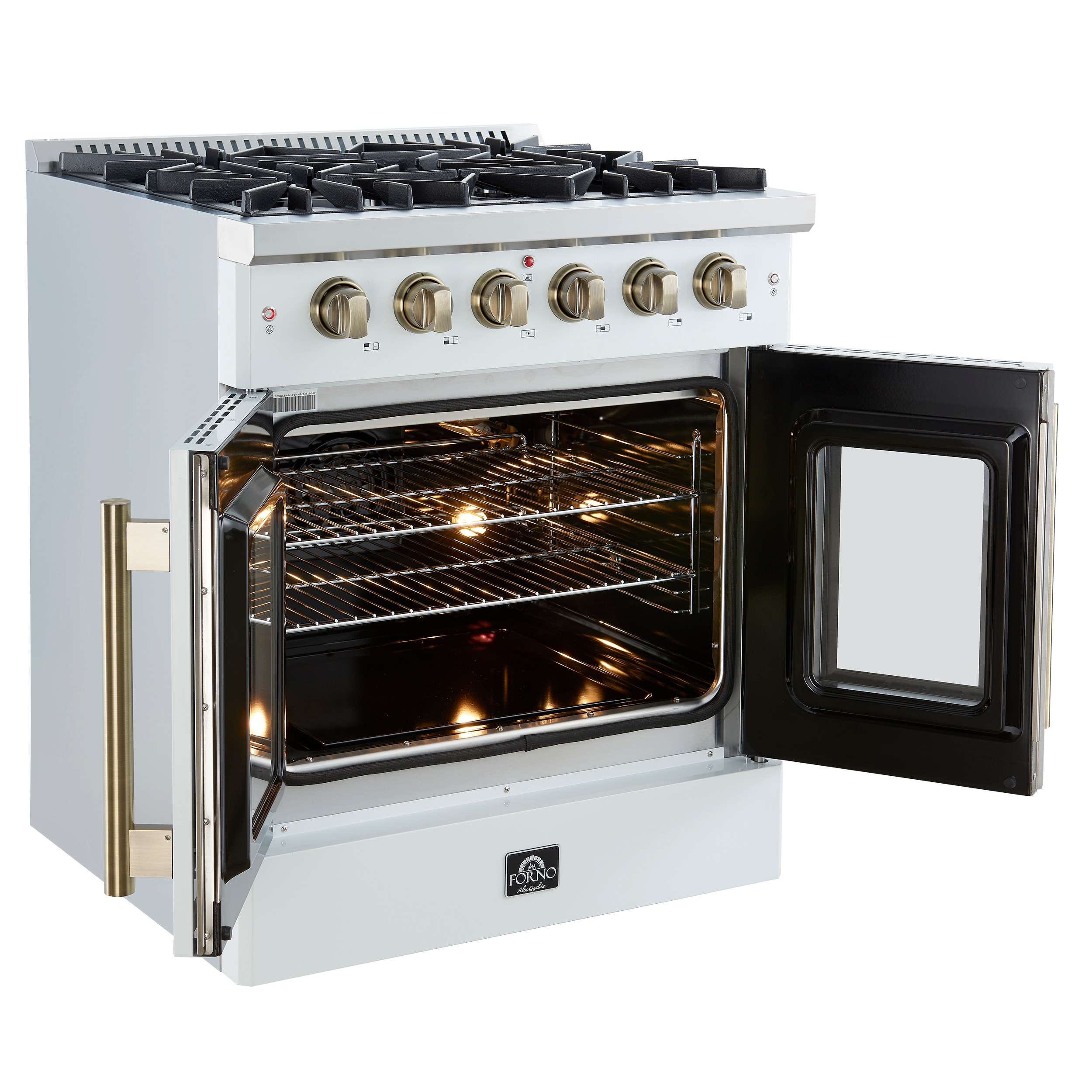 FORNO FFSGS6444-30WHT Freestanding-Gas-Ranges - View #4