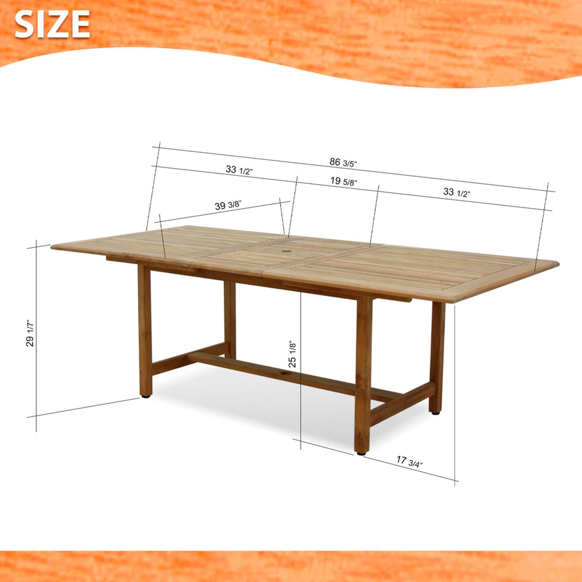 International Home IH-ENDIANREC-1 Patio-Tables - View #4