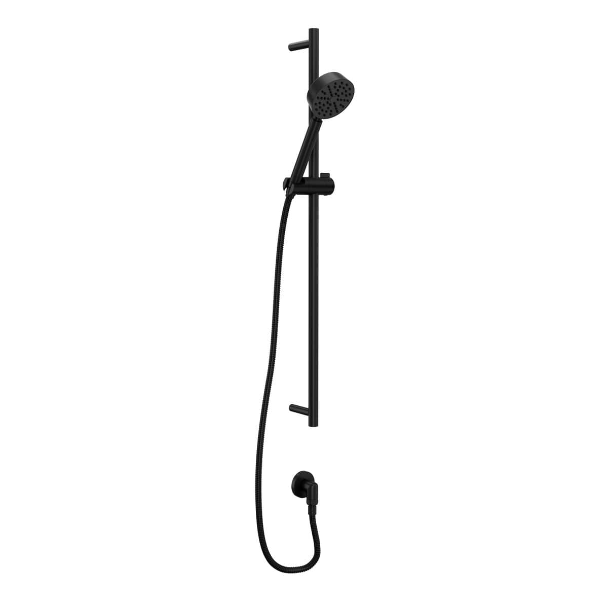 Rohl 0126SBHS1MB Tenerife 3.5 inch Single Function 1.8 GPM Round Handshower with Hose and Mounting Hardware Included in Matte Black