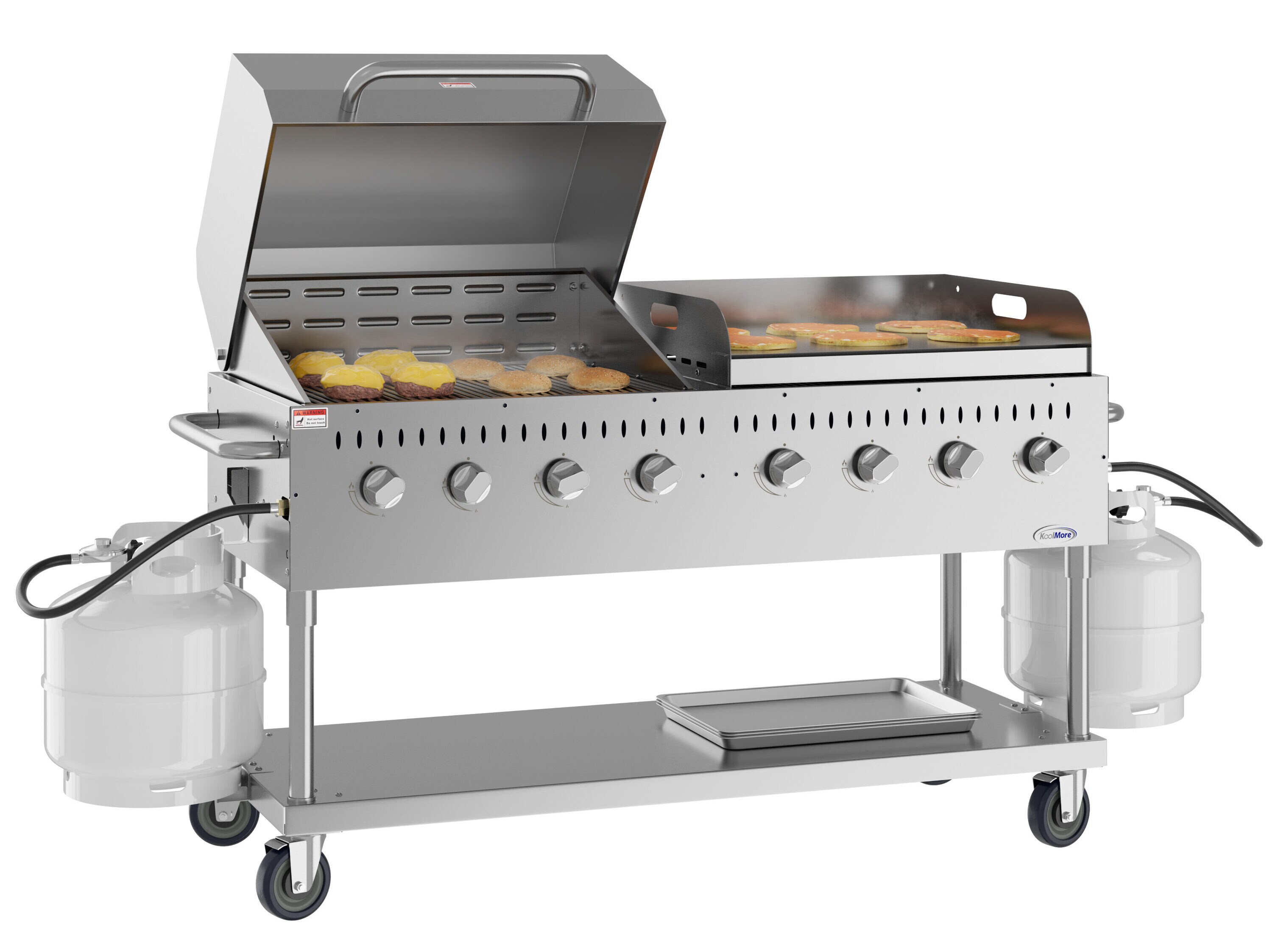 KoolMore LOW-CGKIT6-D30G30 Gas-Grill - View #6