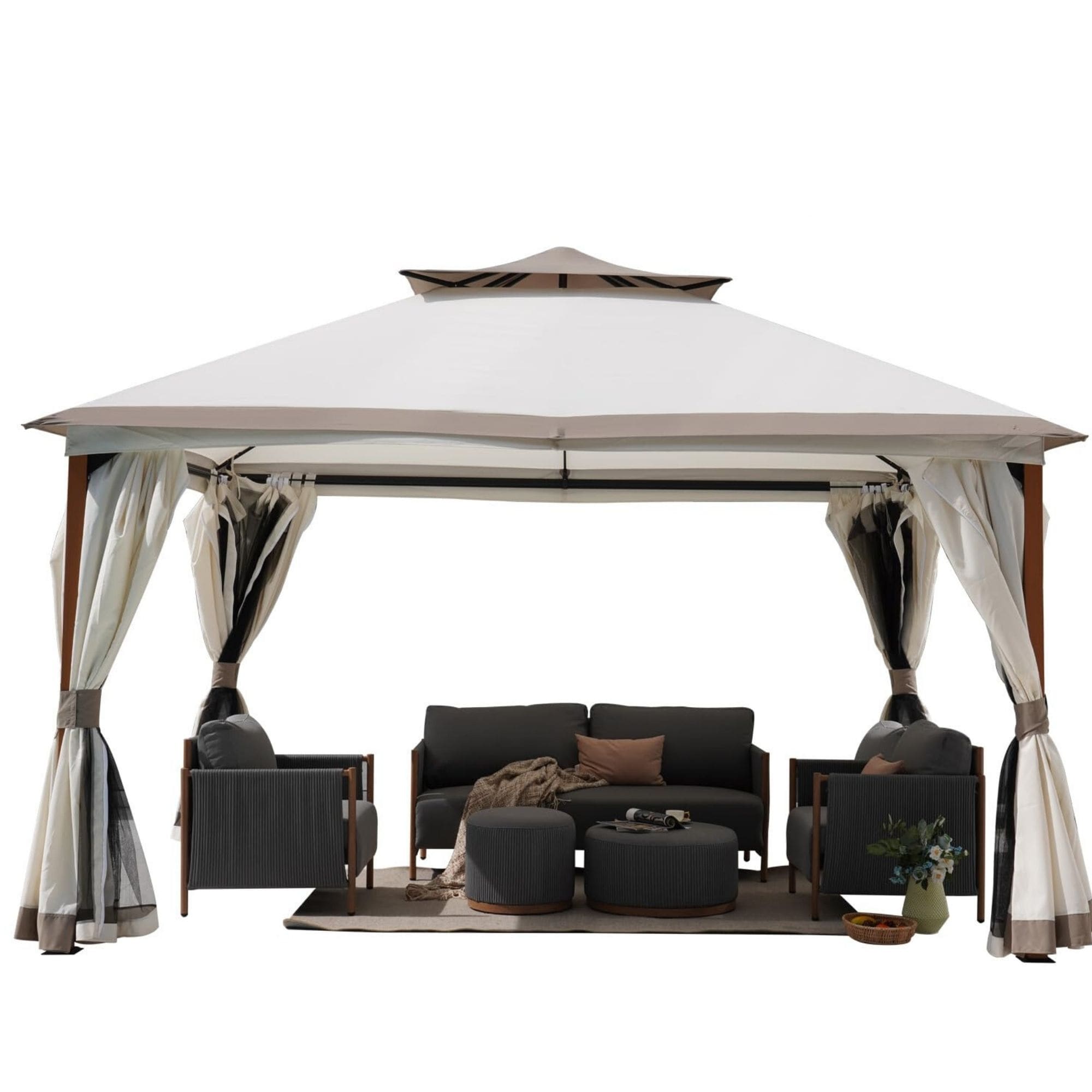Mondawe MO8440231000001 Wood-Resin-Gazebos - View #6