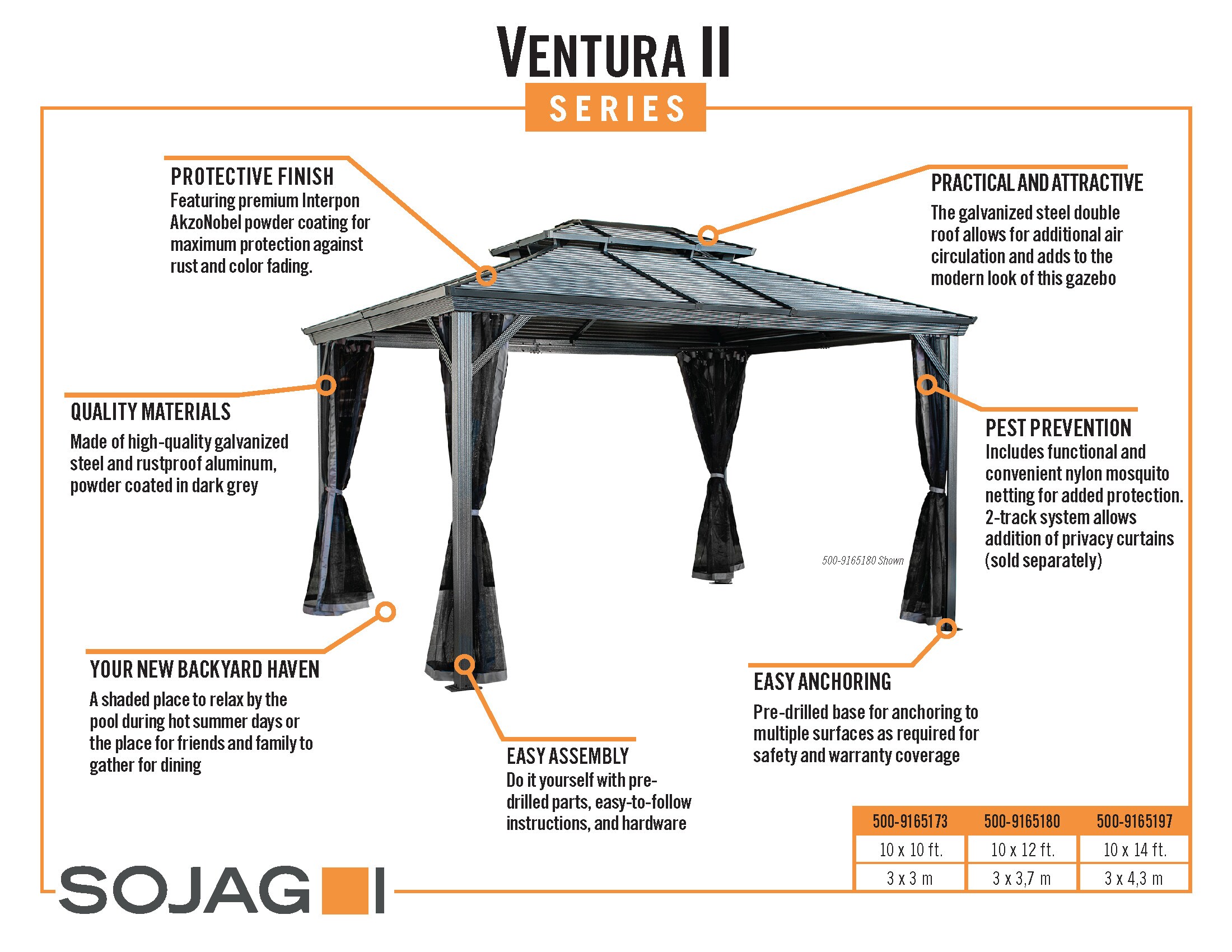 Sojag 500-9165180 Wood-Resin-Gazebos - View #13