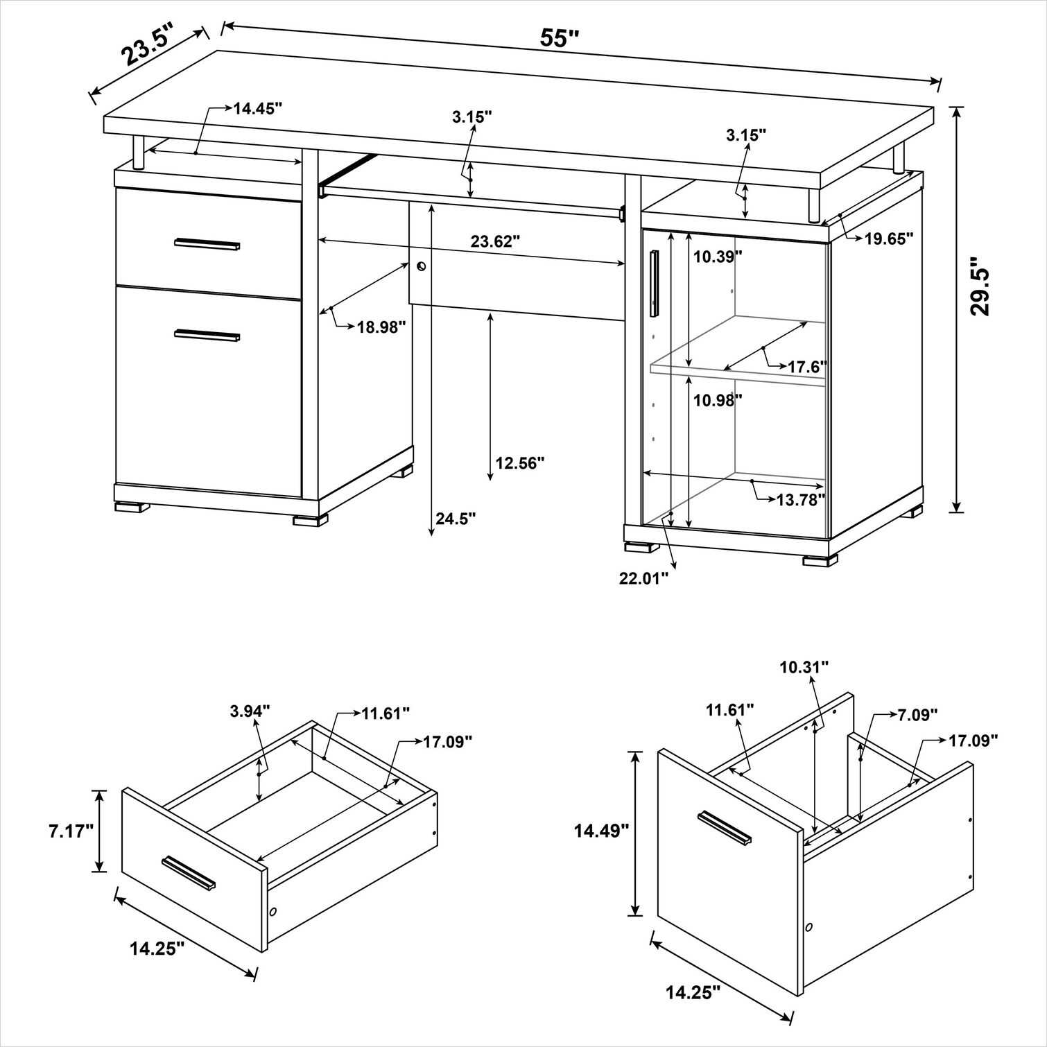 SunJet PAFZ618O7AEO desks - View #6