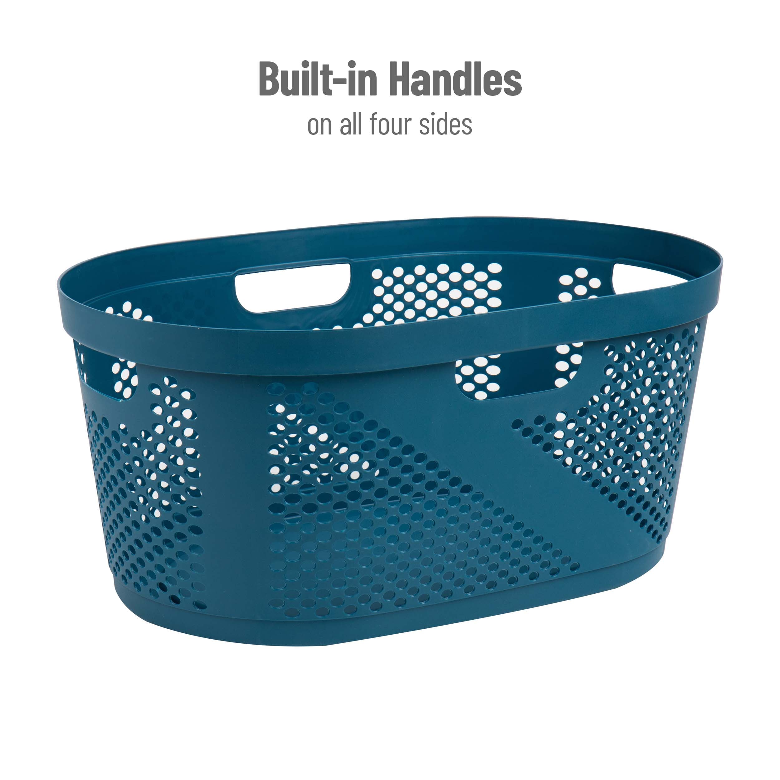 Mind Reader 2HHAMP40-BLU Hamper-Baskets - View #5