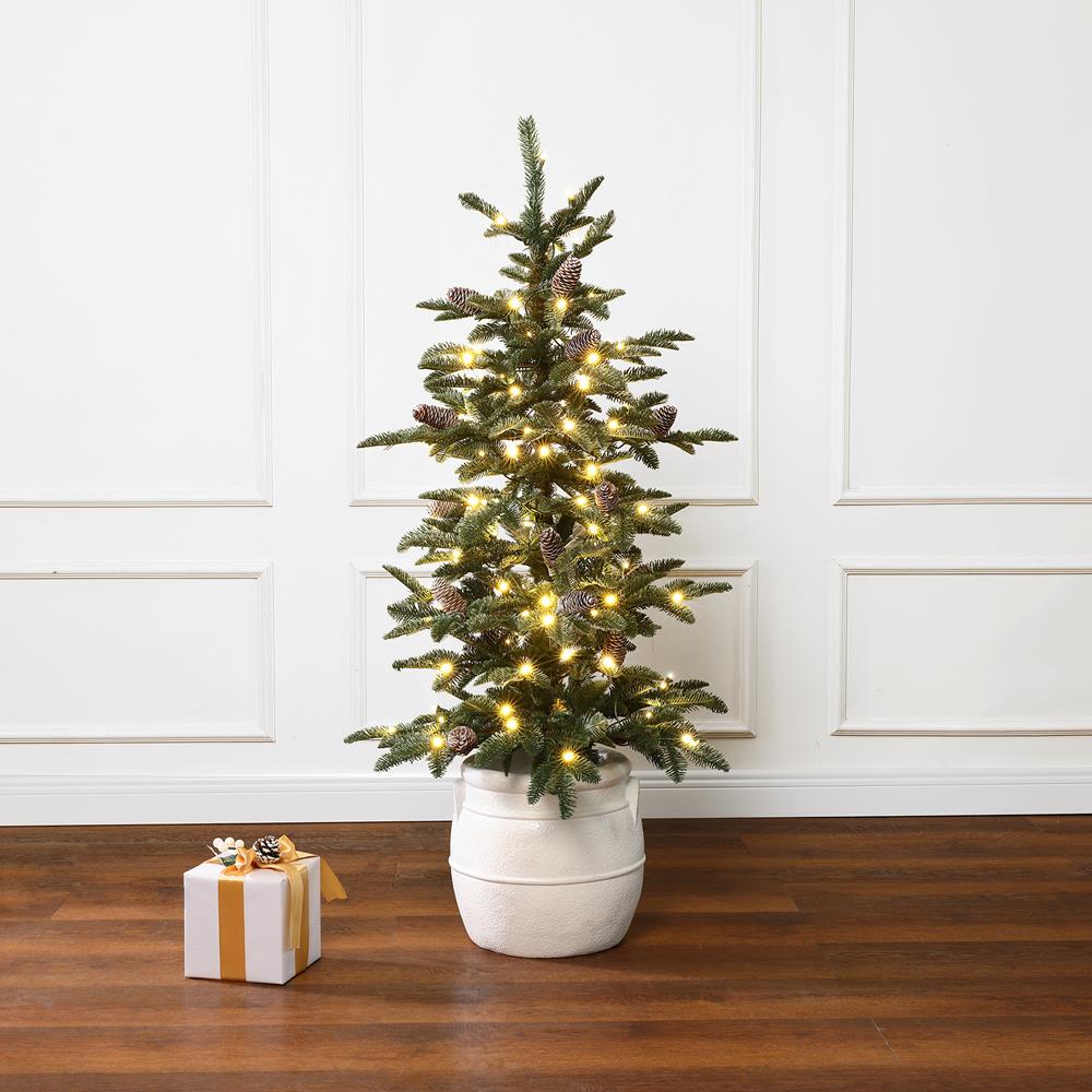 LuxenHome WHAP2508 Artificial-Christmas-Trees - View #7