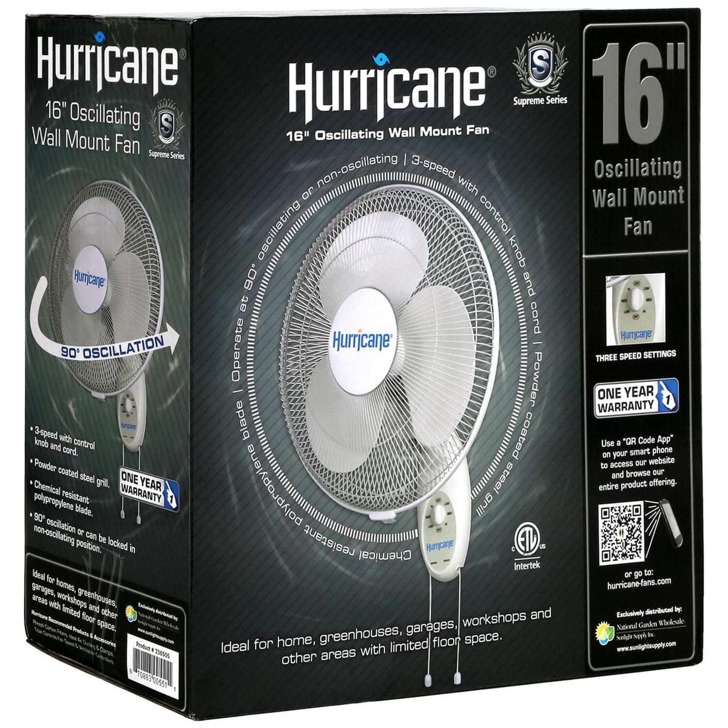 Hurricane 326933 Wall-Mounted-Fans - View #12