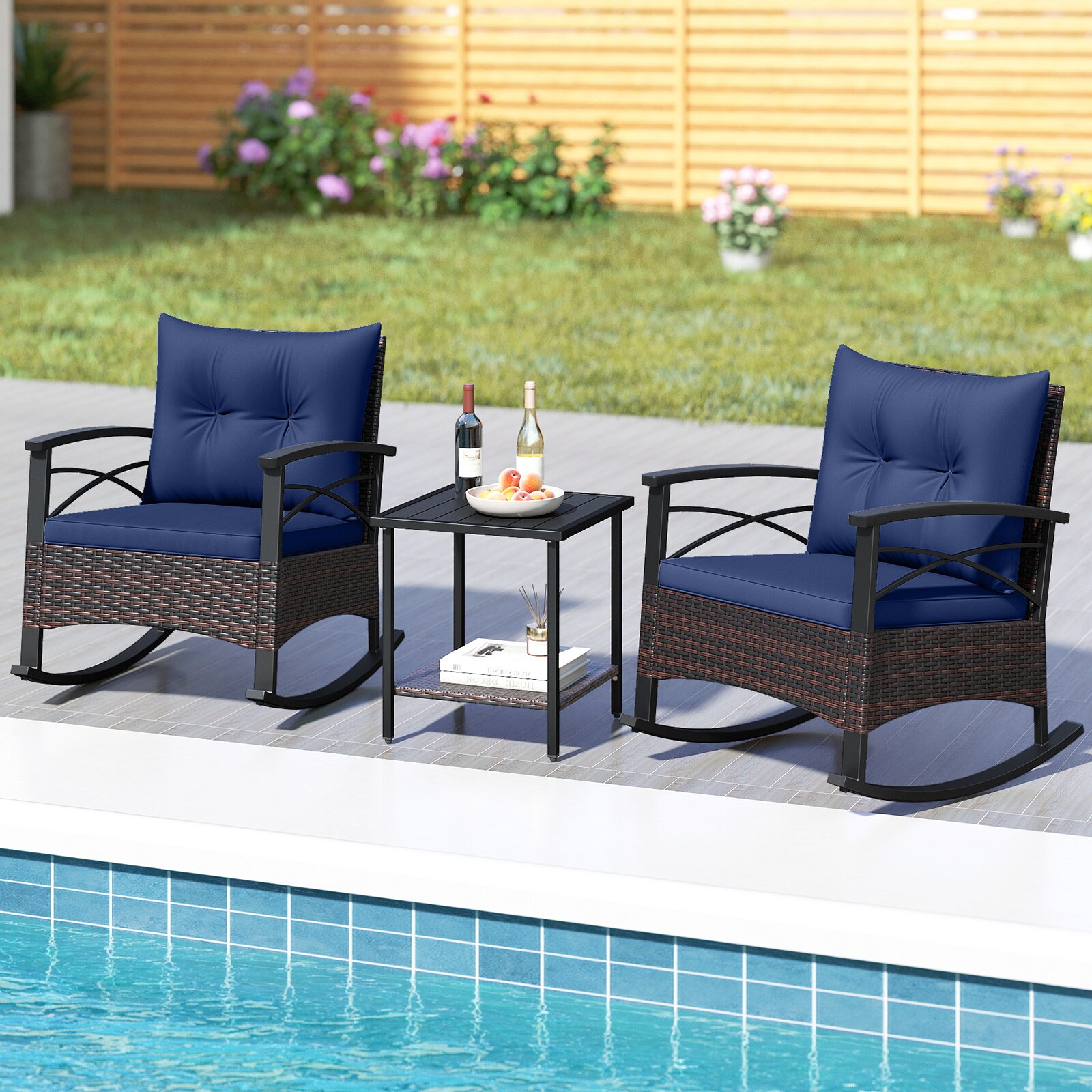 Volenca VOL-3VIP1T Patio-Conversation-Sets - View #3
