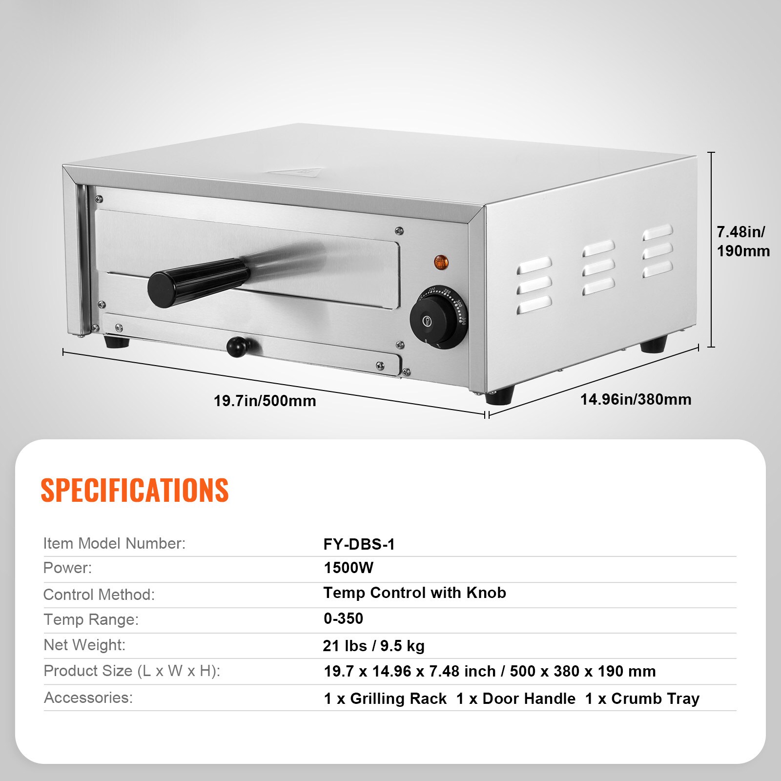 VEVOR CTSDPSLBXG1DWGLZUV1 Outdoor-Pizza-Ovens - View #8