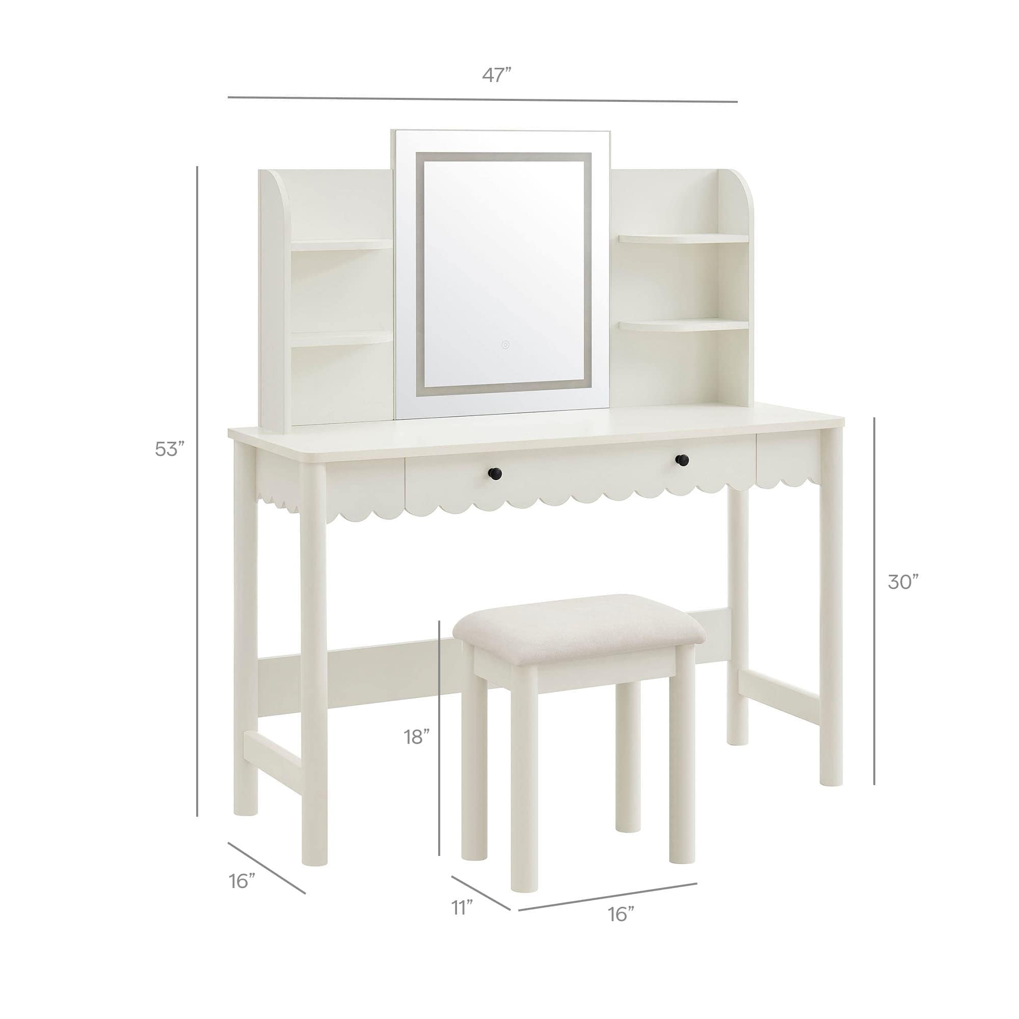 Modway EEI-7726-WHI-IVO Bedroom-Vanities - View #3