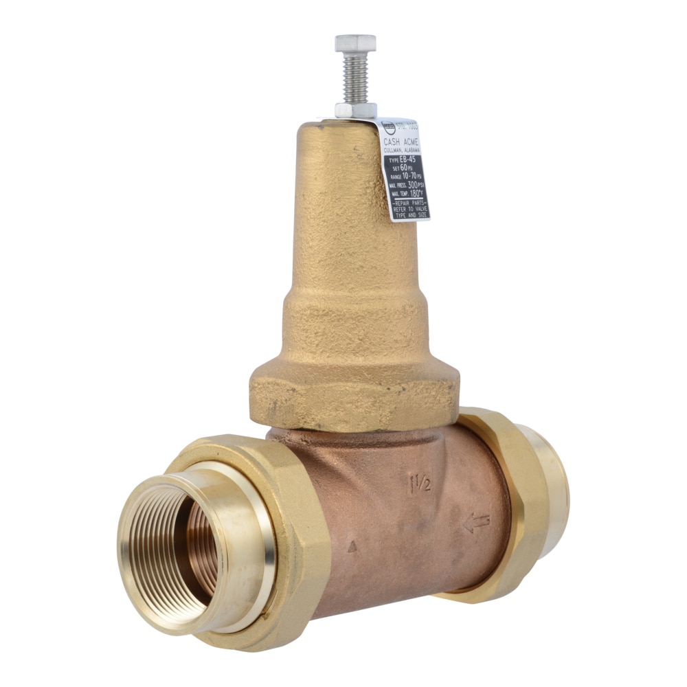 Cash Acme PVA41M-DUTH-60 1-1/2-in FNPT Brass Pressure regulator valve