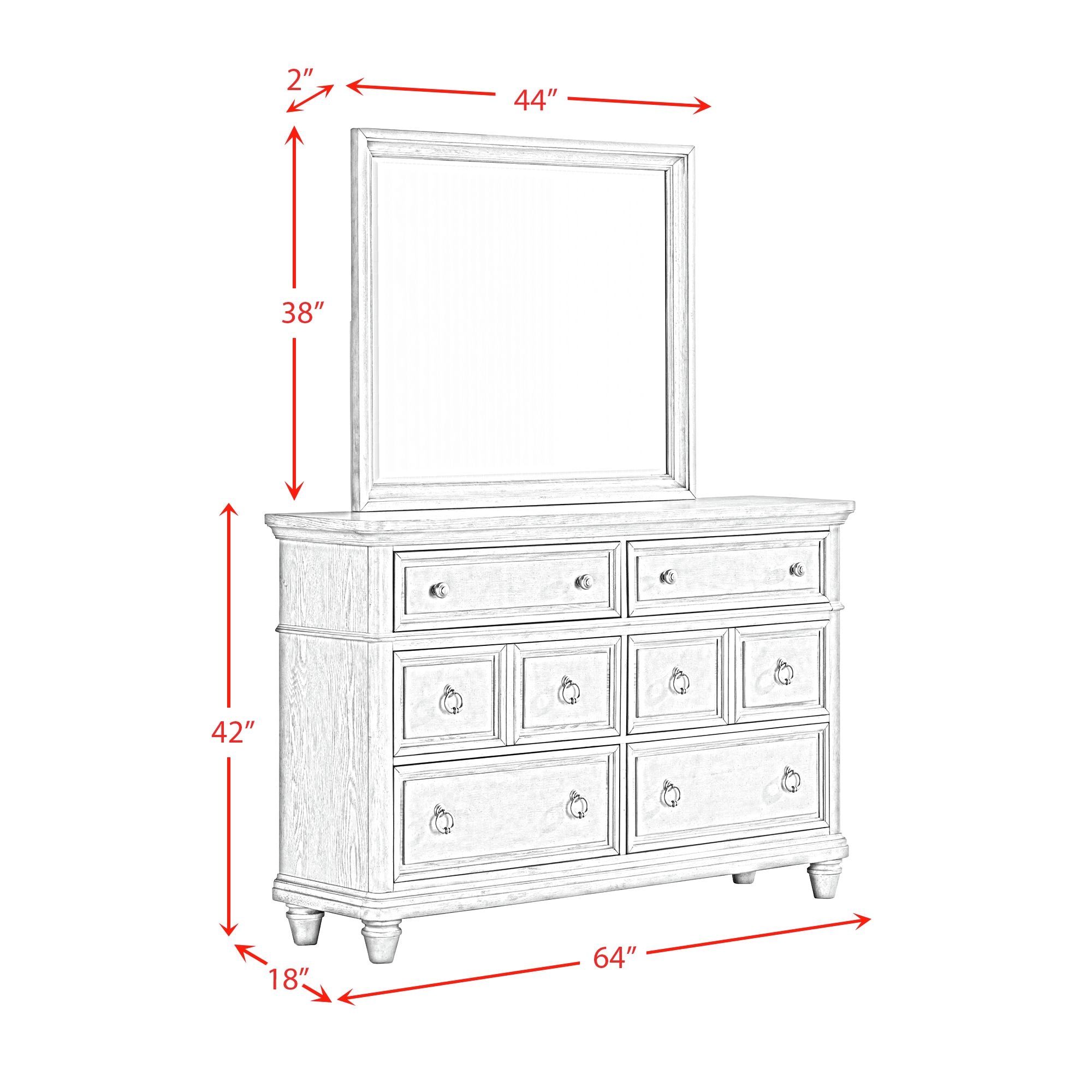 Picket House Furnishings B-11360-3-KB-5PC Bedroom-Sets - View #5