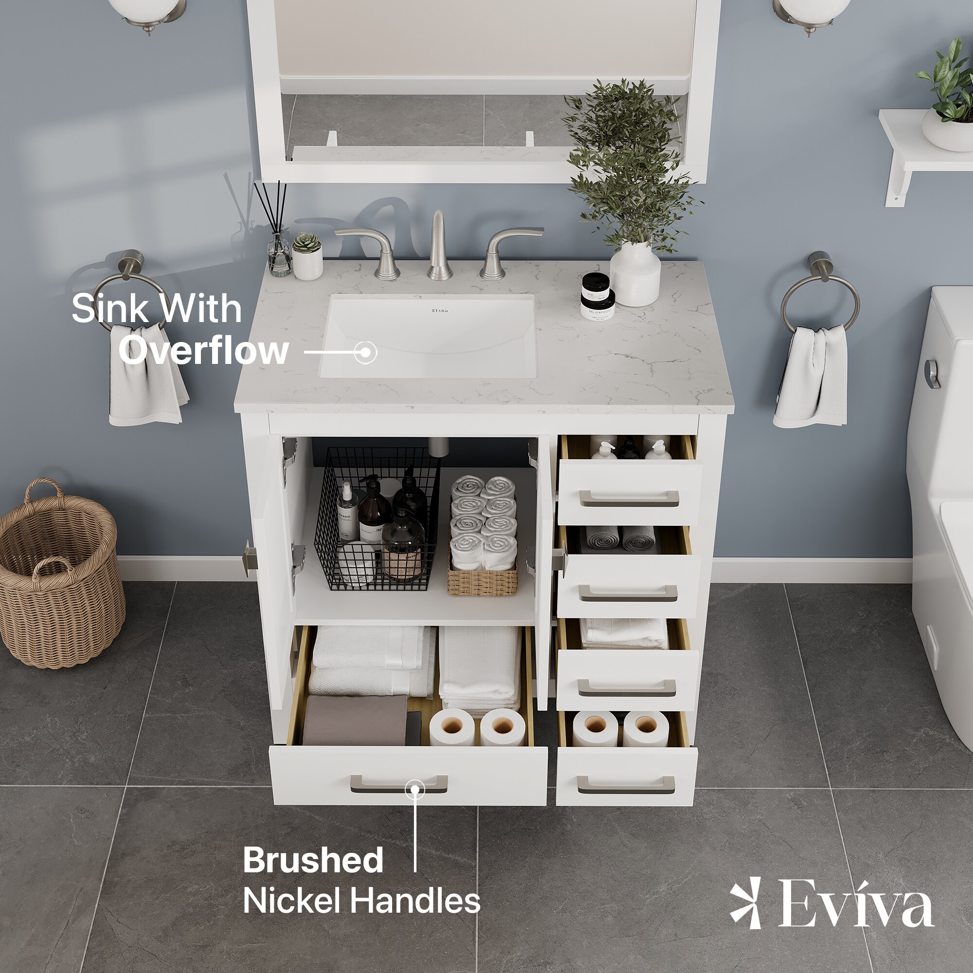 Eviva EVVN412-36WH-Q Bath-Vanity-Combo - View #3
