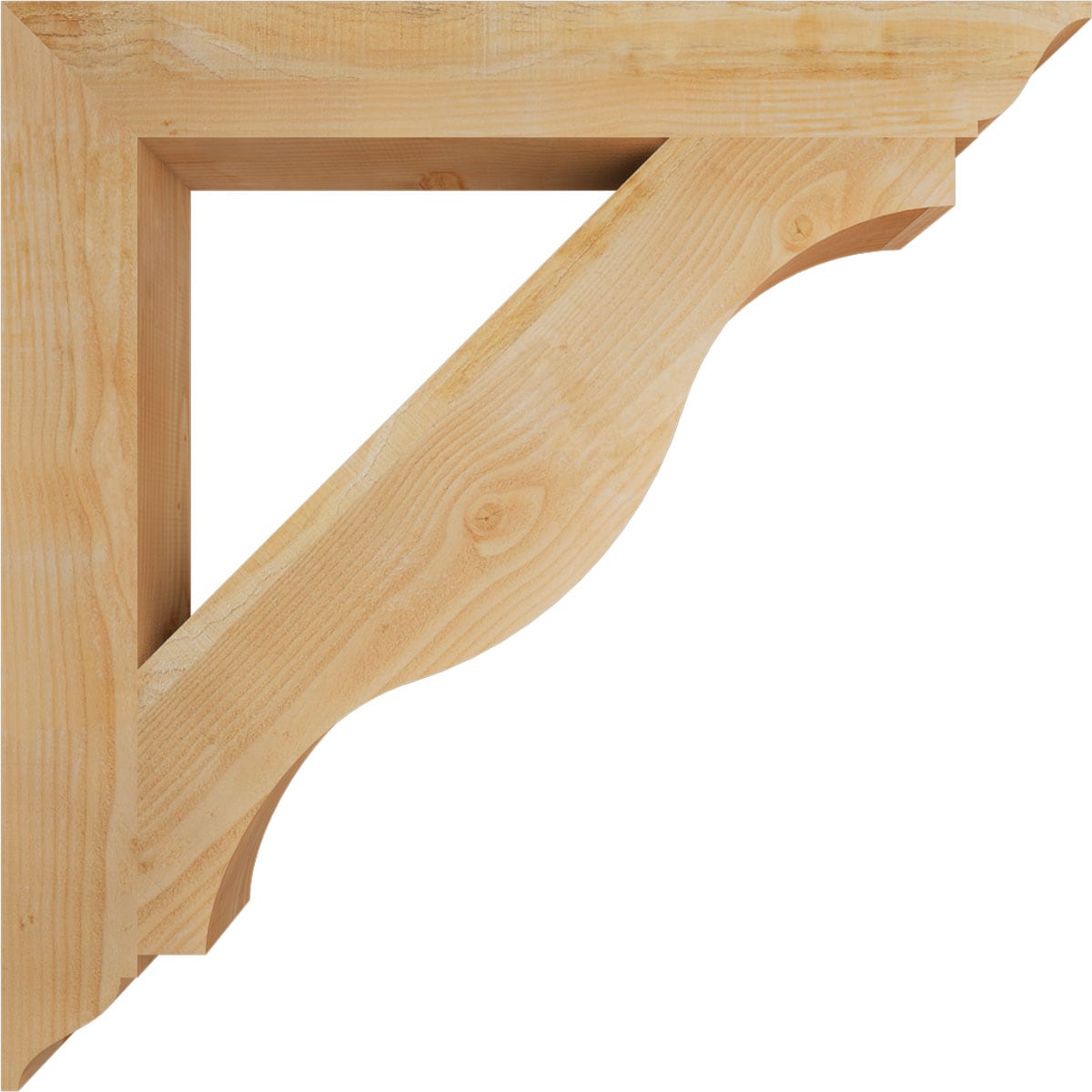 Ekena Millwork BKT06X48X48FST01RDF Exterior-Brackets-Braces - View #3