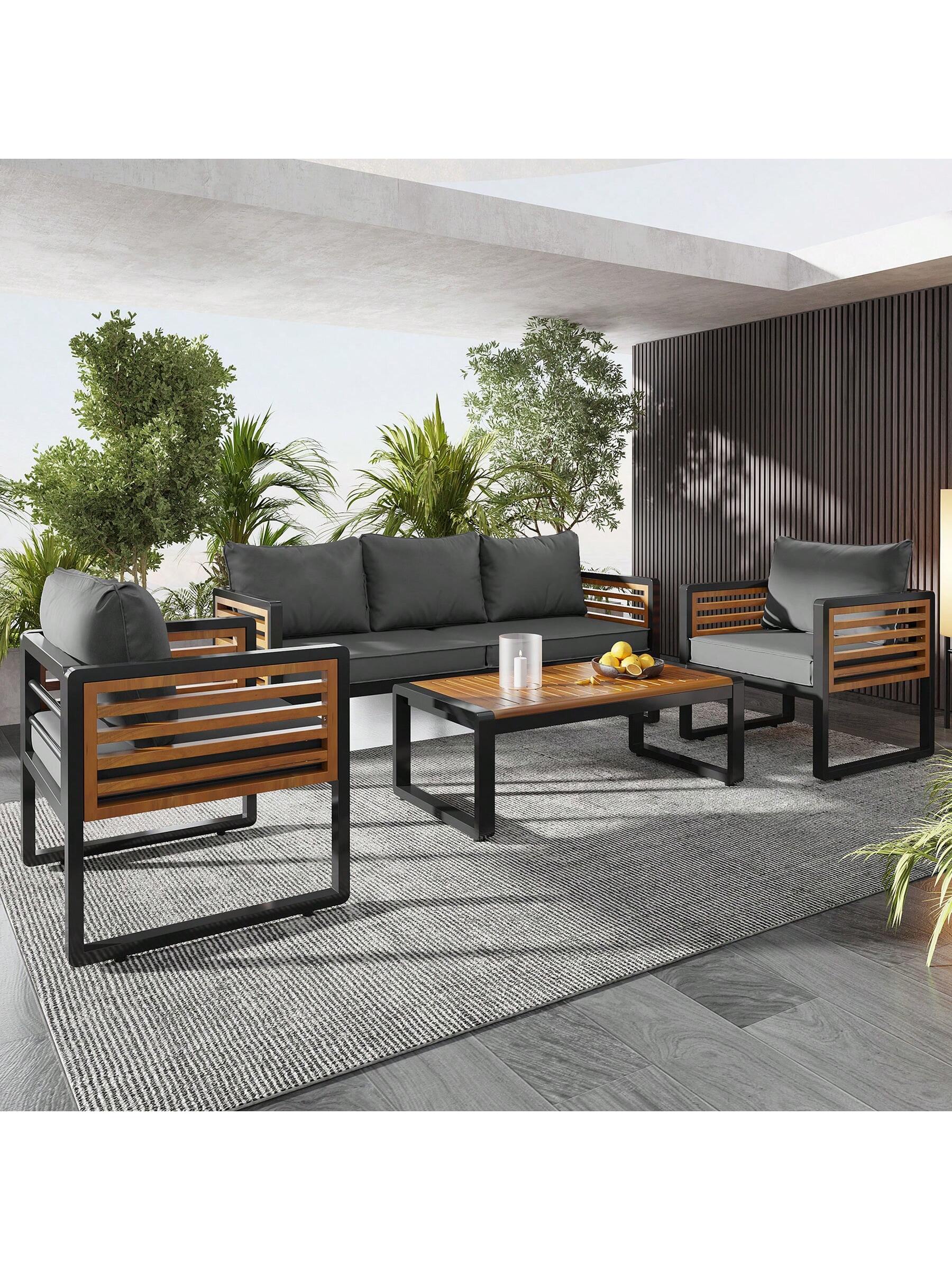 ModernLuxe L-FG201235AAE Patio-Conversation-Sets - View #2