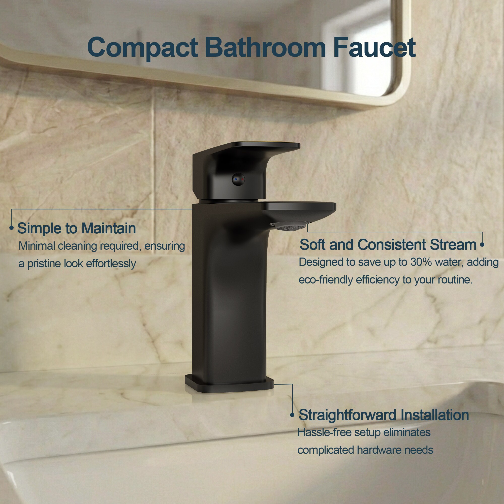 GRANDJOY SGF13GJ-09B-BL Lavatory-Faucets - View #8