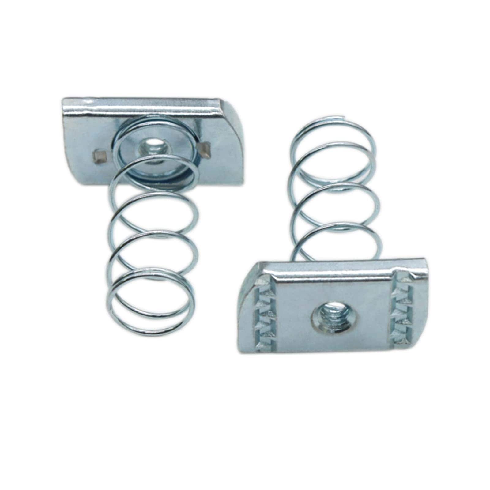 Spring Design Specifications Aoibox 1 4 20 Spring Channel Nuts with Zinc Electroplated Finish Long ...