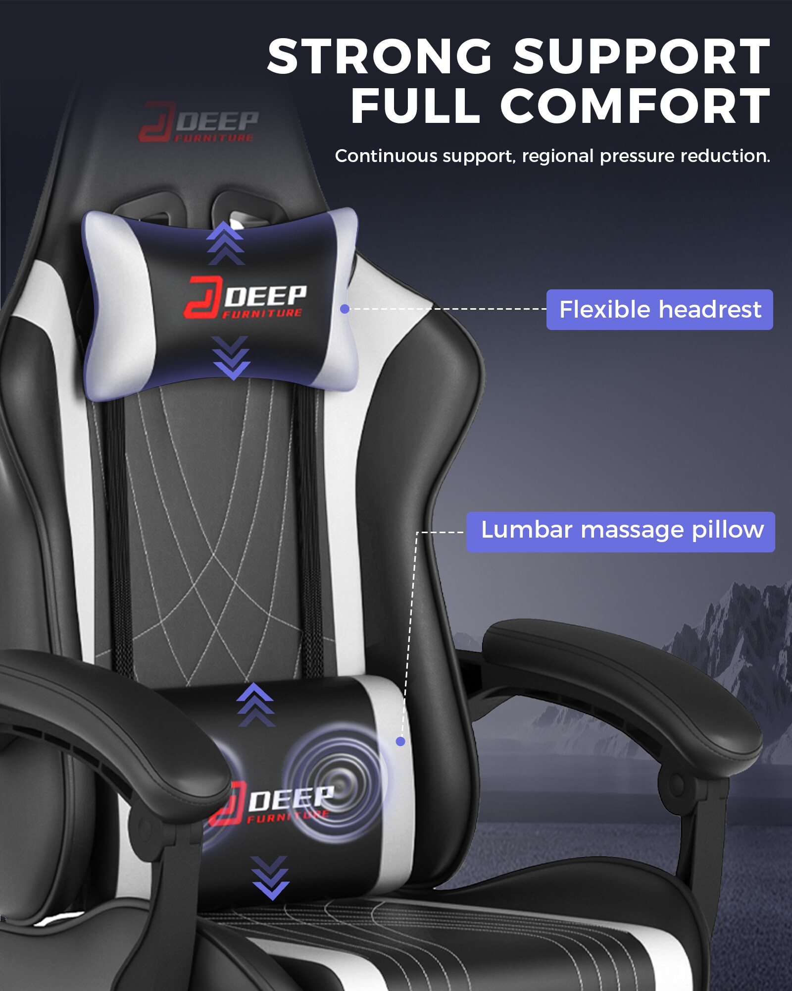 cloudrest pro COM1001F-WT-LOWE Office-Chairs - View #2