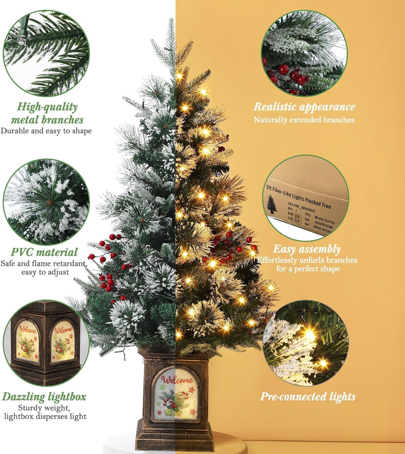 Der Rose GWPHO-0WIHLMM5 Artificial-Christmas-Trees - View #3