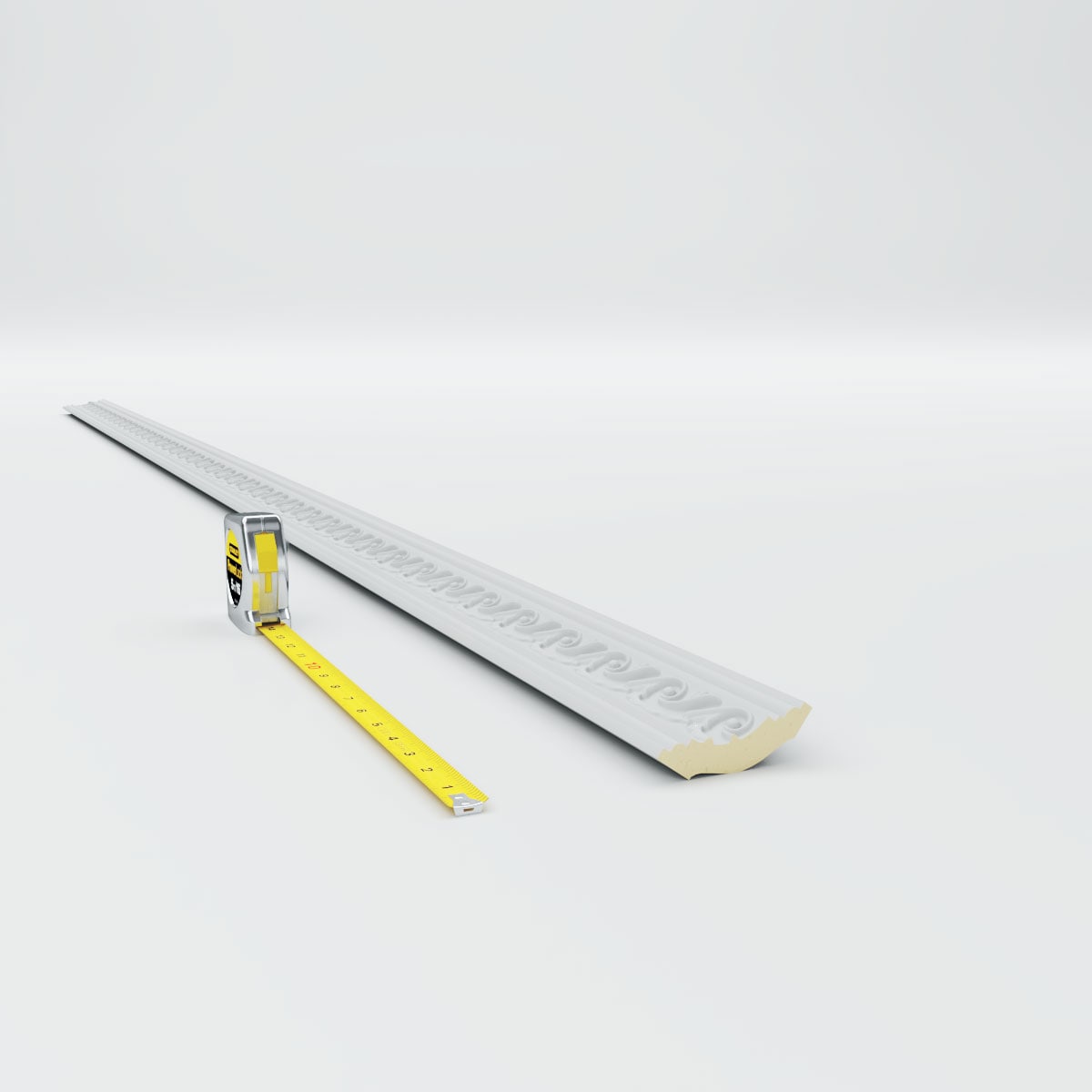 Versailles White Primed Urethane Crown Moulding 94.5 in