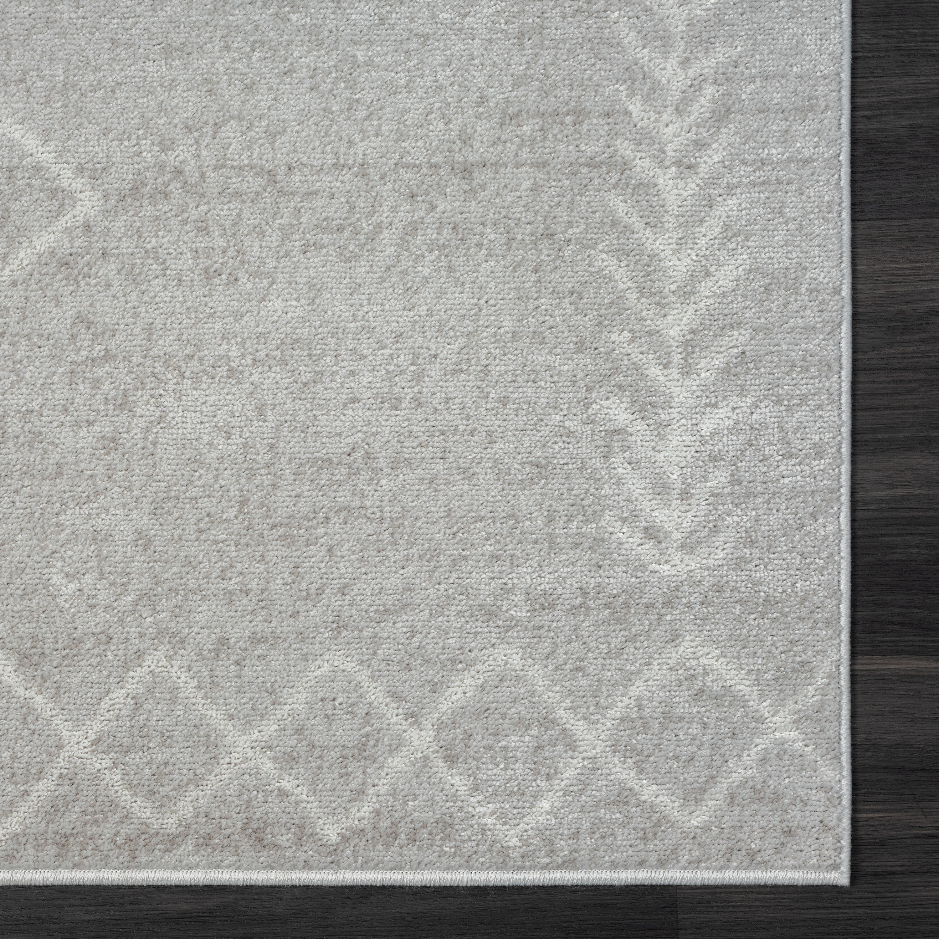 Calixta Reversible Gray Shag Area Rug 5' x 7'