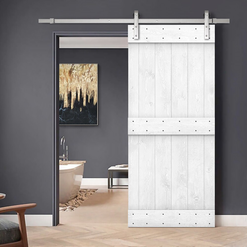 CALHOME TSQ03-SS+03-30WT Barn-Doors - View #2