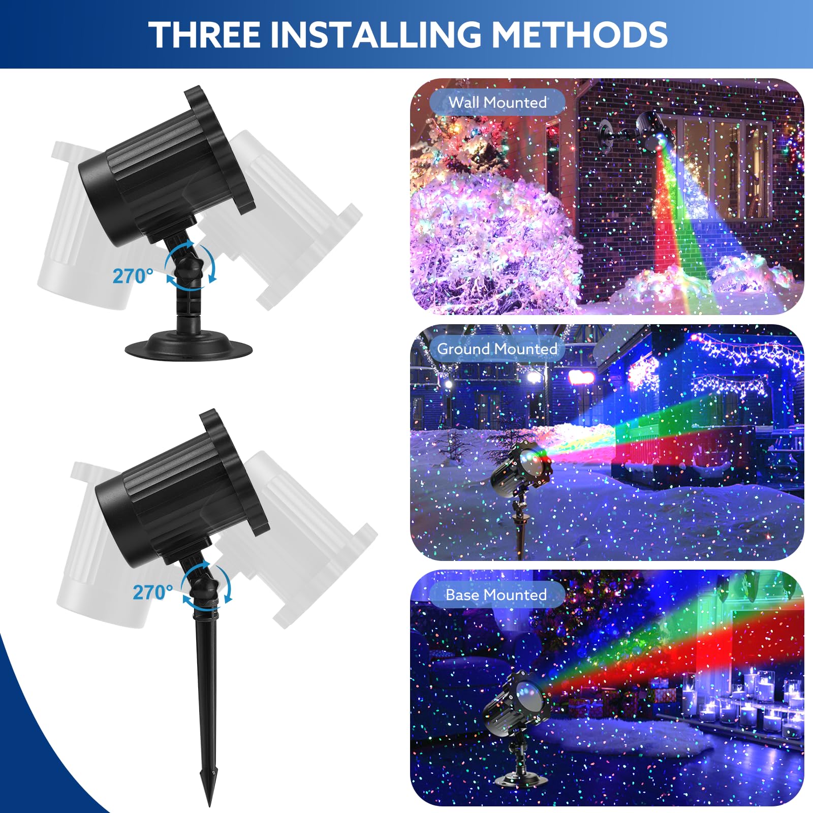 ITOPFOX LIT0731I025 Christmas-Light-Show-Projectors - View #3