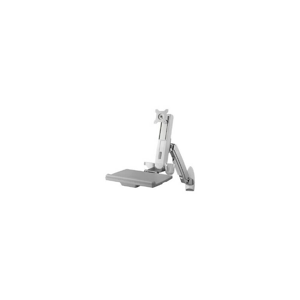  ZX9ISTR92800 24 in. Wall Mount for Monitor Keyboard and Mouse, Black