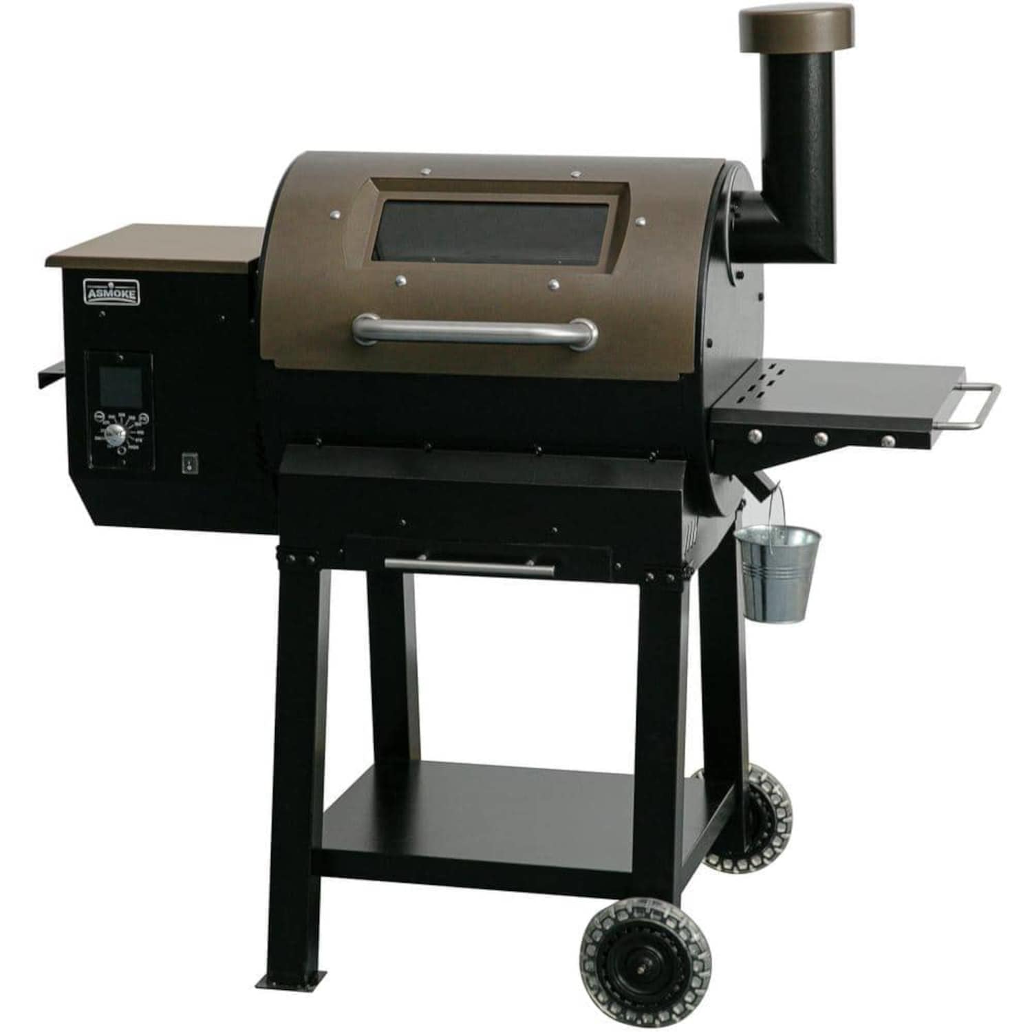ASMOKE GR01028USAS AS550P 515-Sq. Inches Bronze Pellet Grill