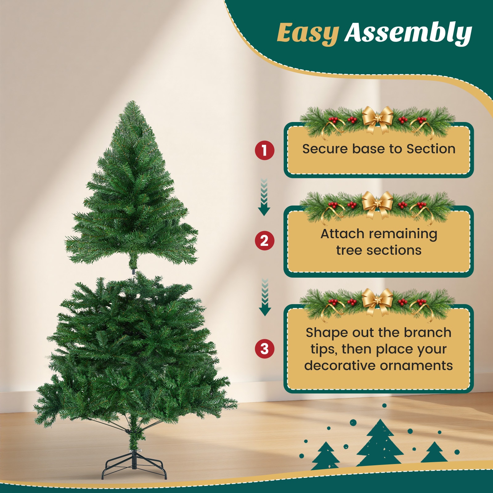 Sweetcrispy 717235895942 Artificial-Christmas-Trees - View #6