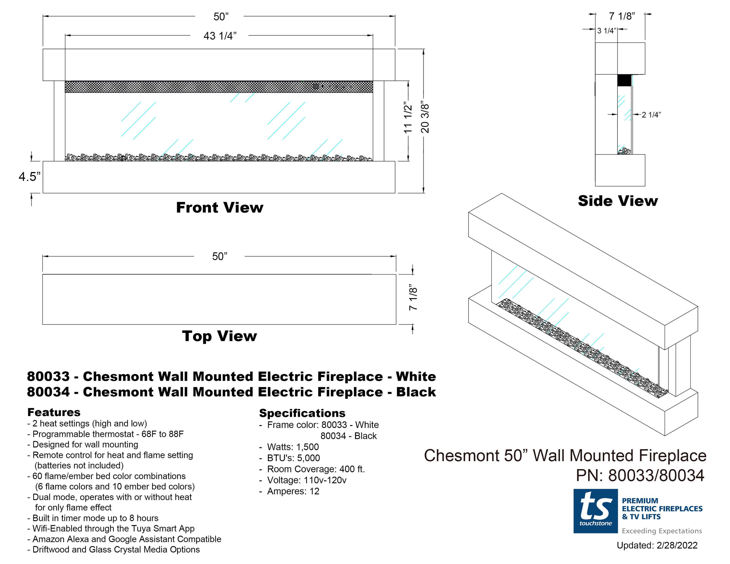 Touchstone 80033 Electric-Fireplaces - View #7