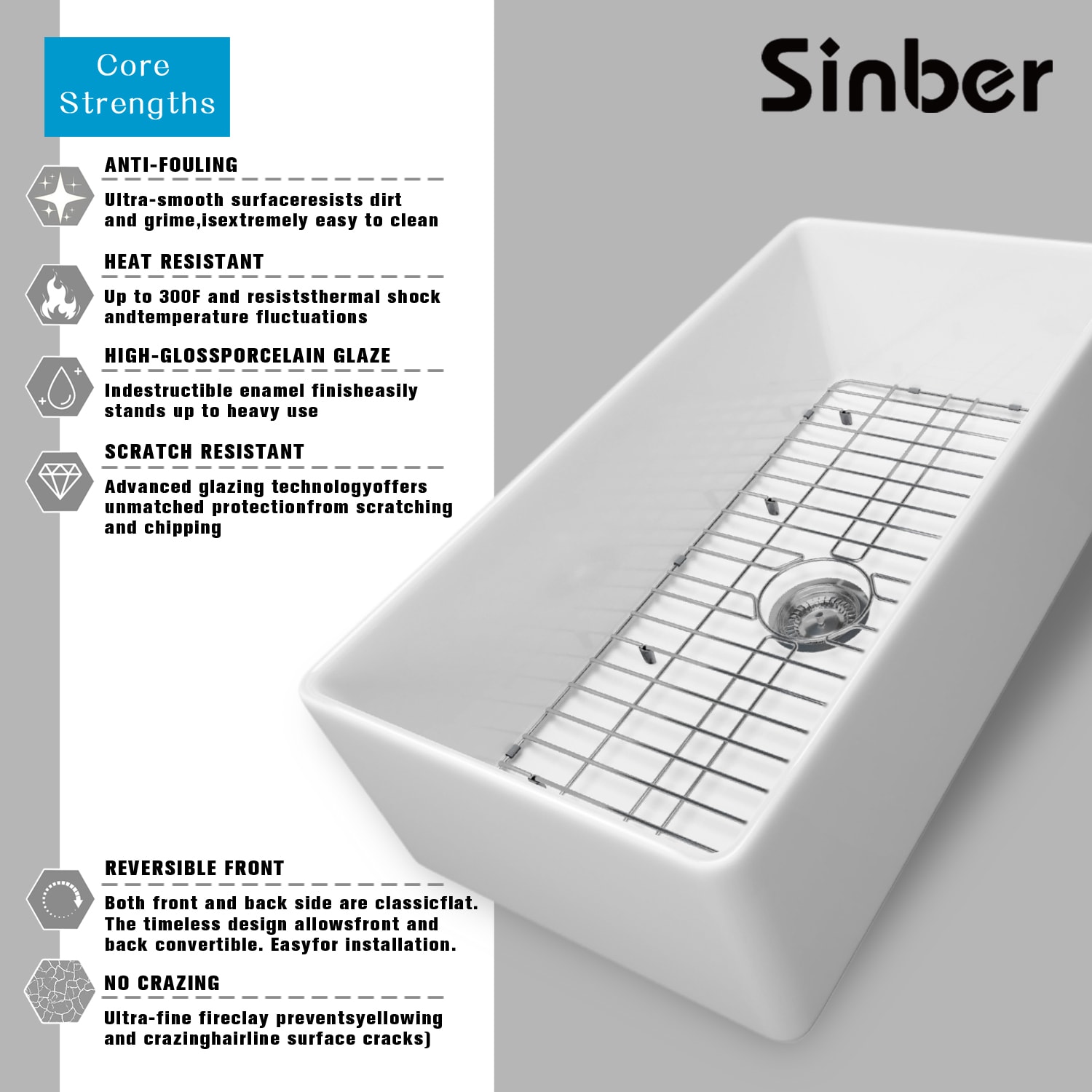 Sinber F3318S-OLR Kitchen-Sinks - View #3