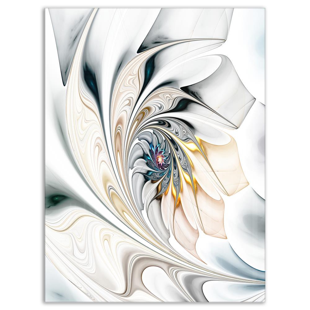 Designart 29-in H x 29-in W Modern Metal Print in the Wall Art