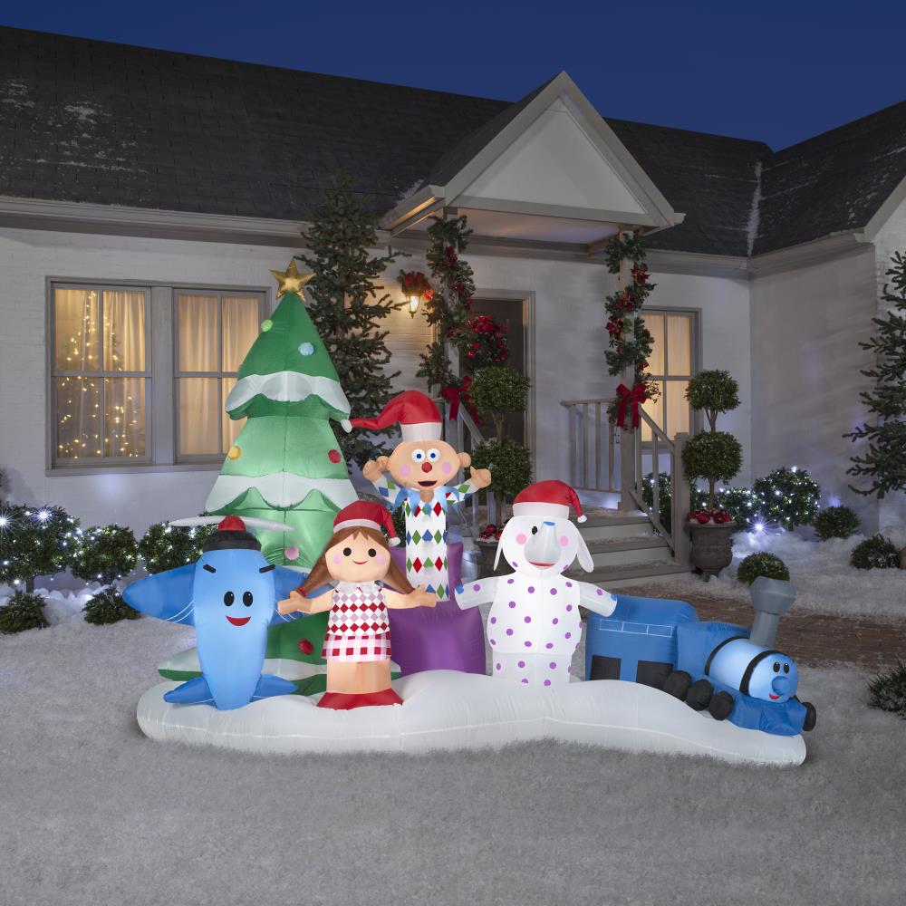 Gemmy 3ft Lighted Musical Toys Christmas Inflatable at