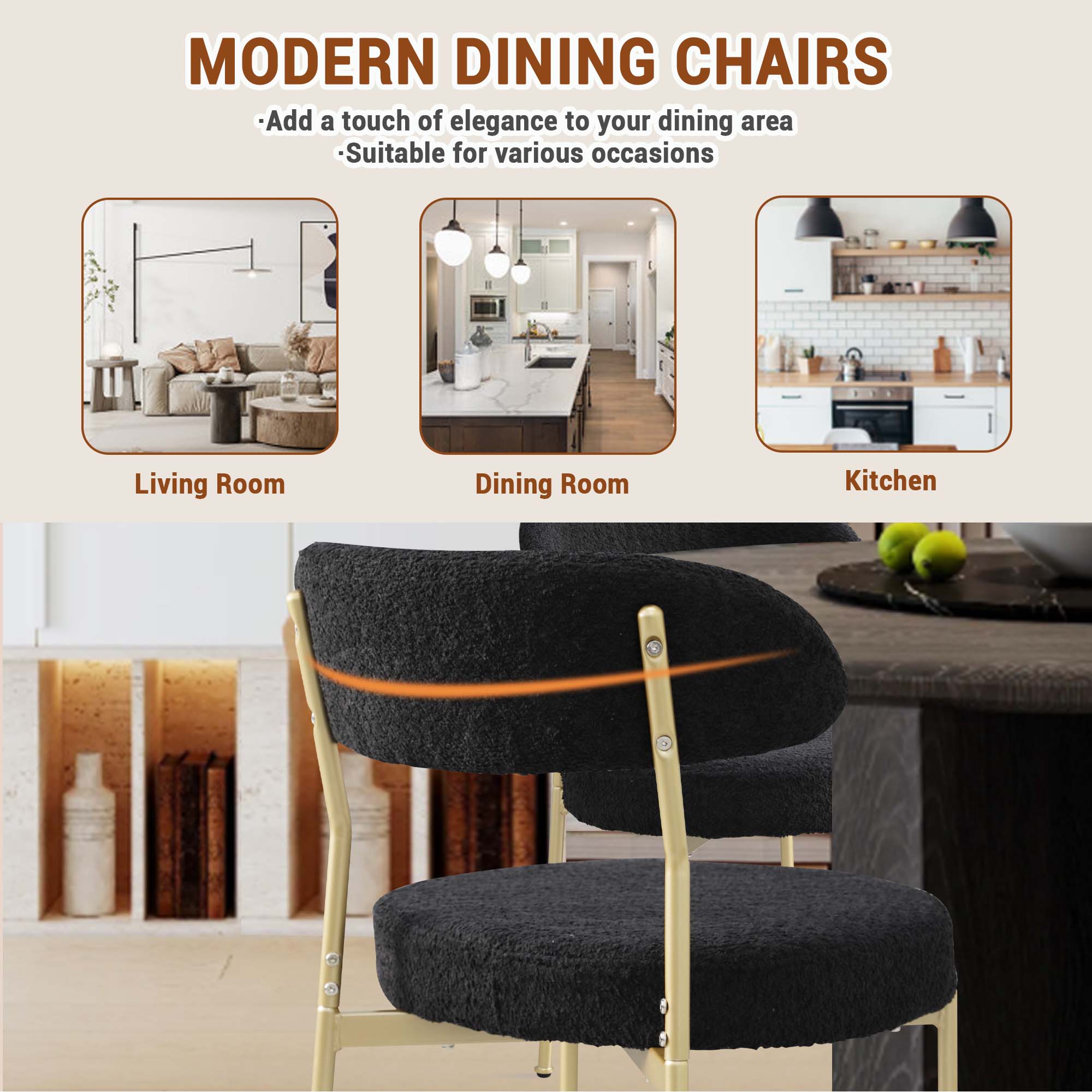 Fun Orange FUN25YZ10 Dining-Chairs - View #8