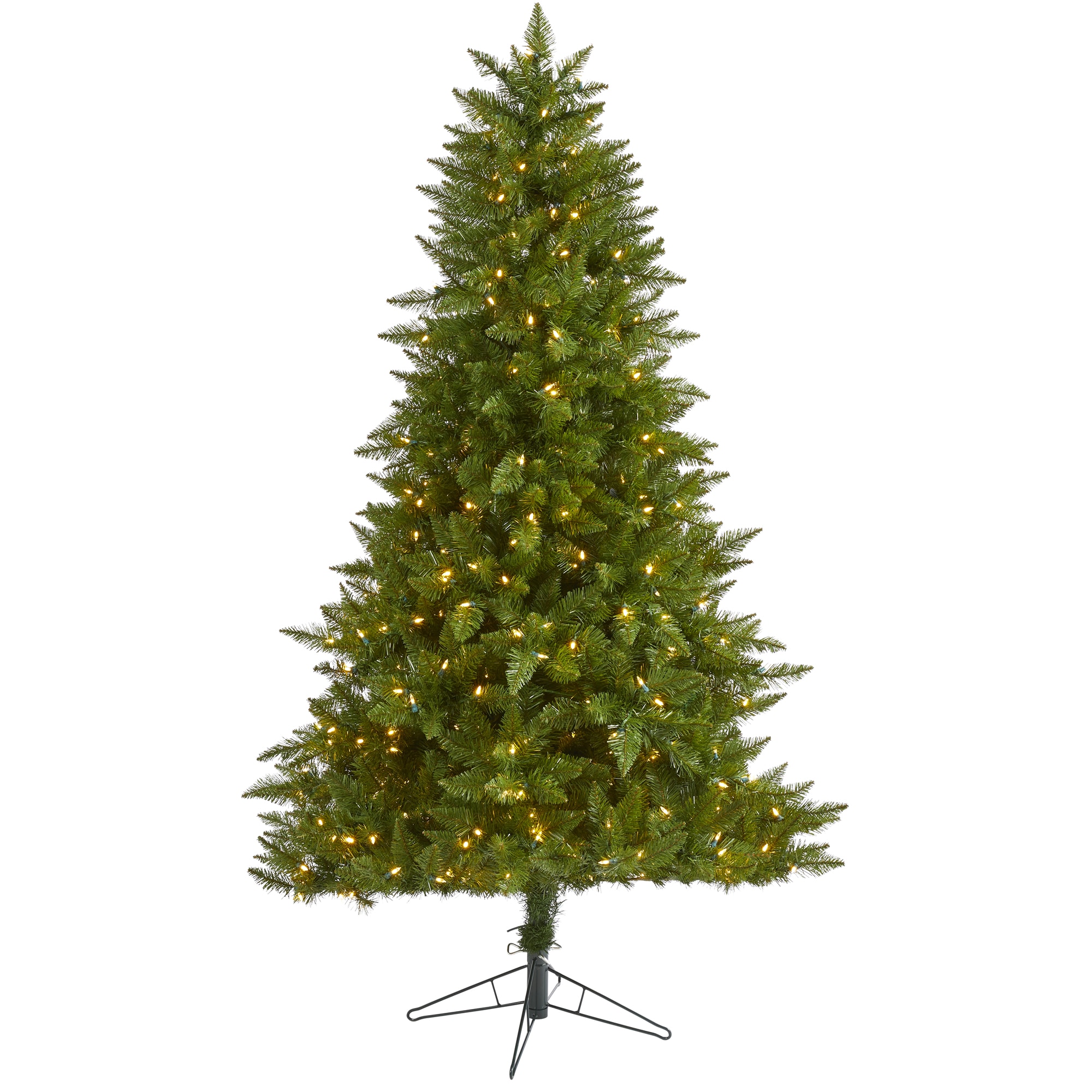 Nearly Natural T1455 6.5-ft Spruce Pre-lit Artificial Christmas Tree with White LED Lights