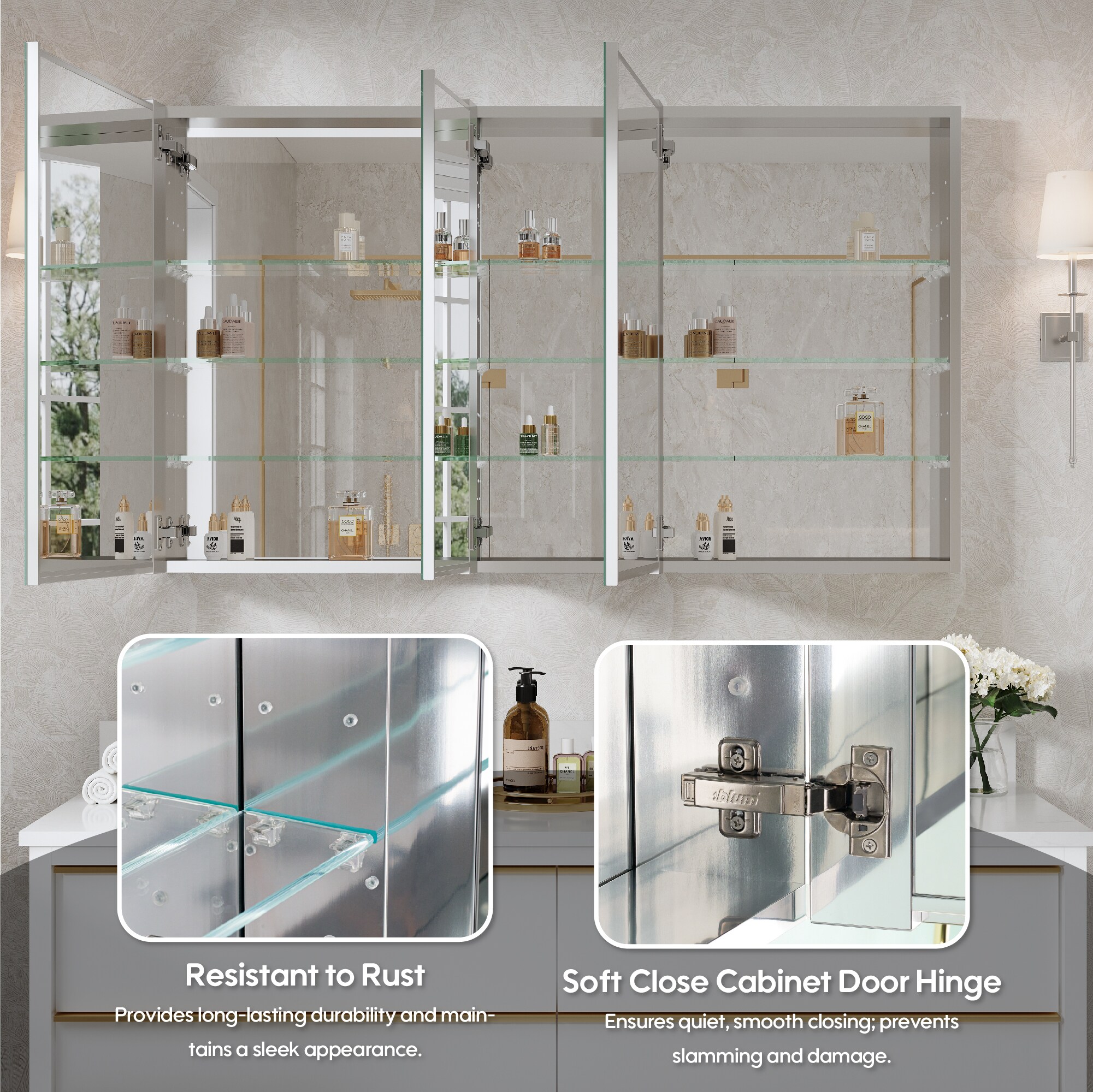 WELLFOR EX-CJ7236 Bathroom-Medicine-Cabinets - View #7