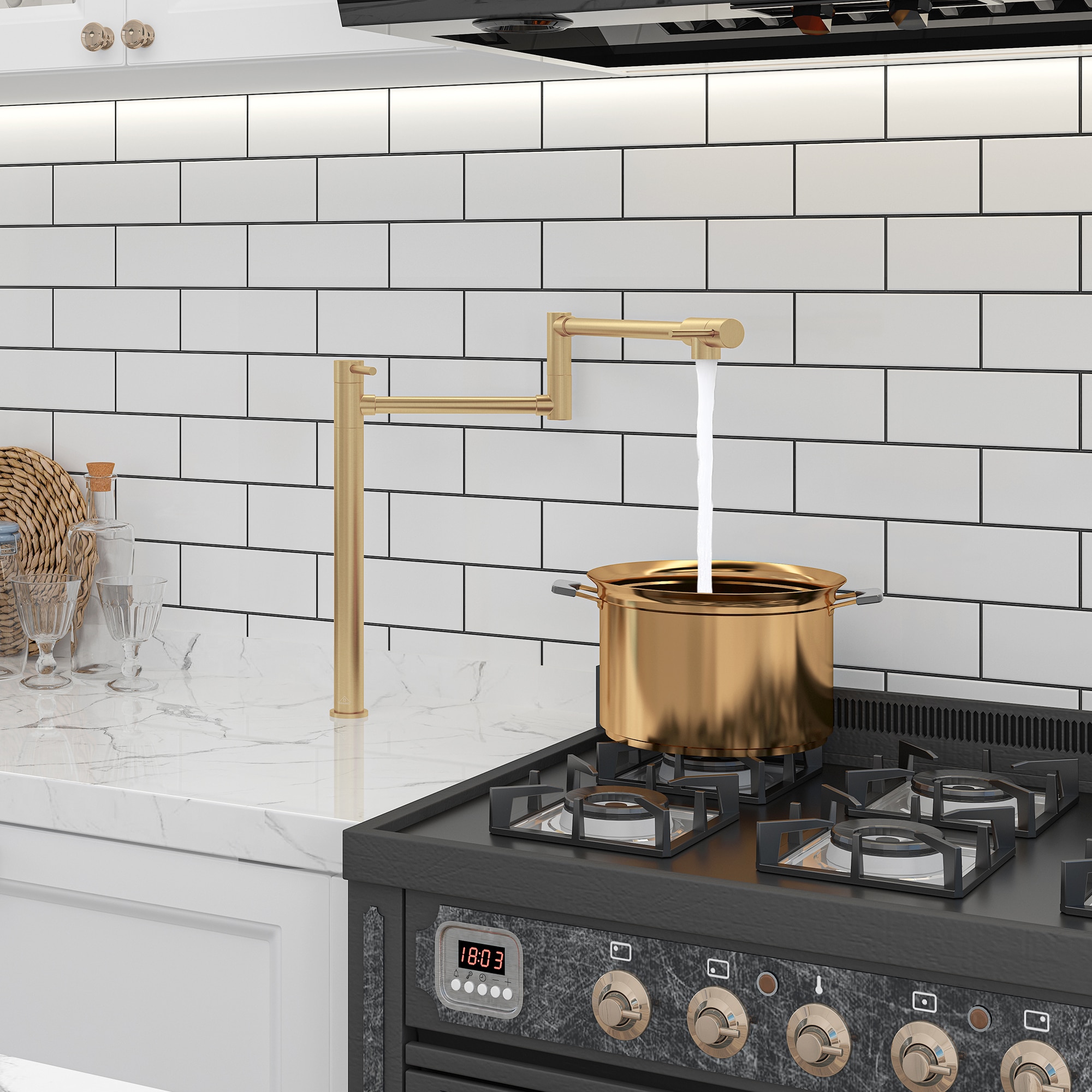 CASAINC KCLT0027-BG Kitchen-Faucets - View #3