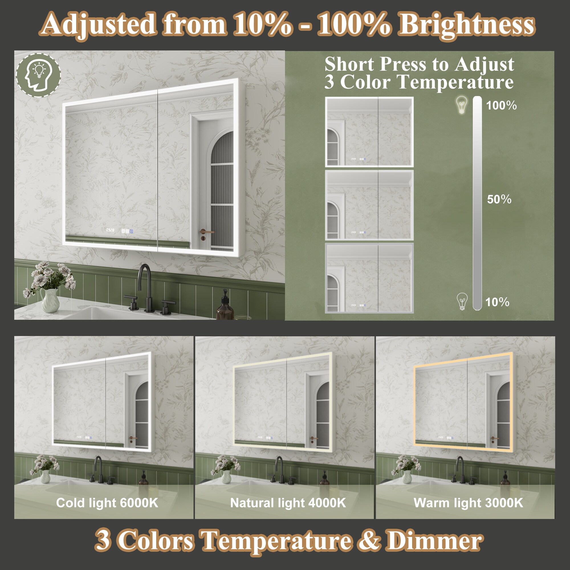 ExBrite 2430V3R1230XD2 Bathroom-Medicine-Cabinets - View #6