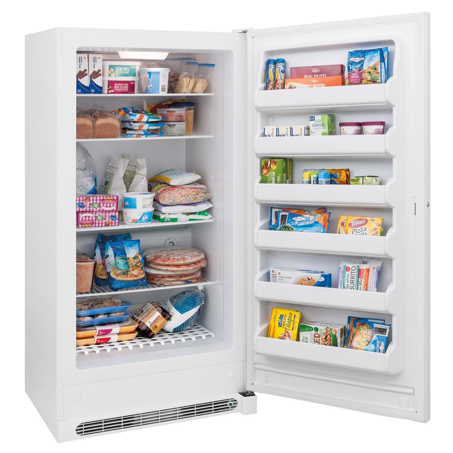 Frigidaire 20.2-cu ft Frost Free Upright Freezer (White) ENERGY STAR in ...