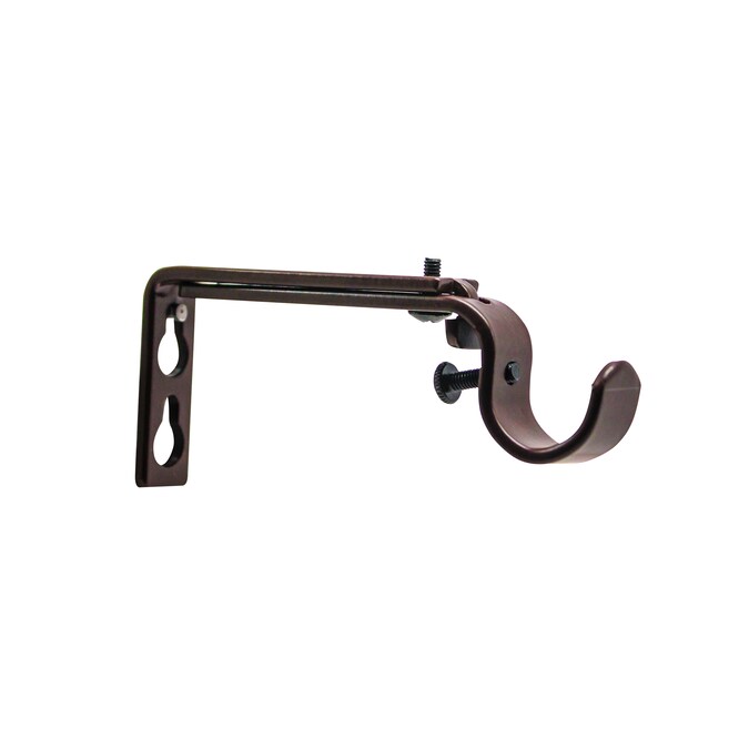 Style Selections Specialty Bronze Steel, Curtain Rod Mounting Hardware